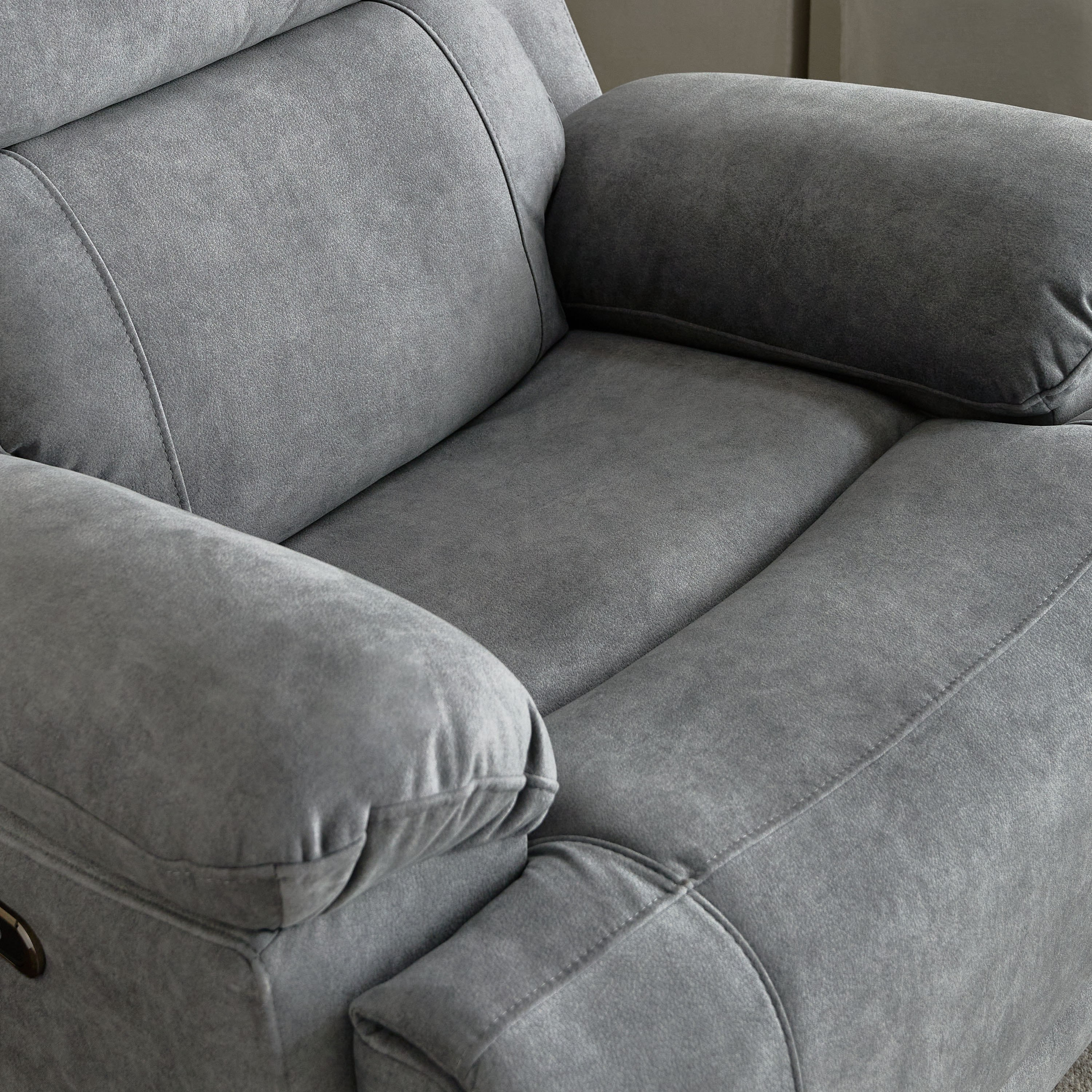 Reva Fabric Dual Electric Power Armchair Recliner with Swivel and Glider-hbxfurniture-sofasandarmchairs-reclinersofas-image-9
