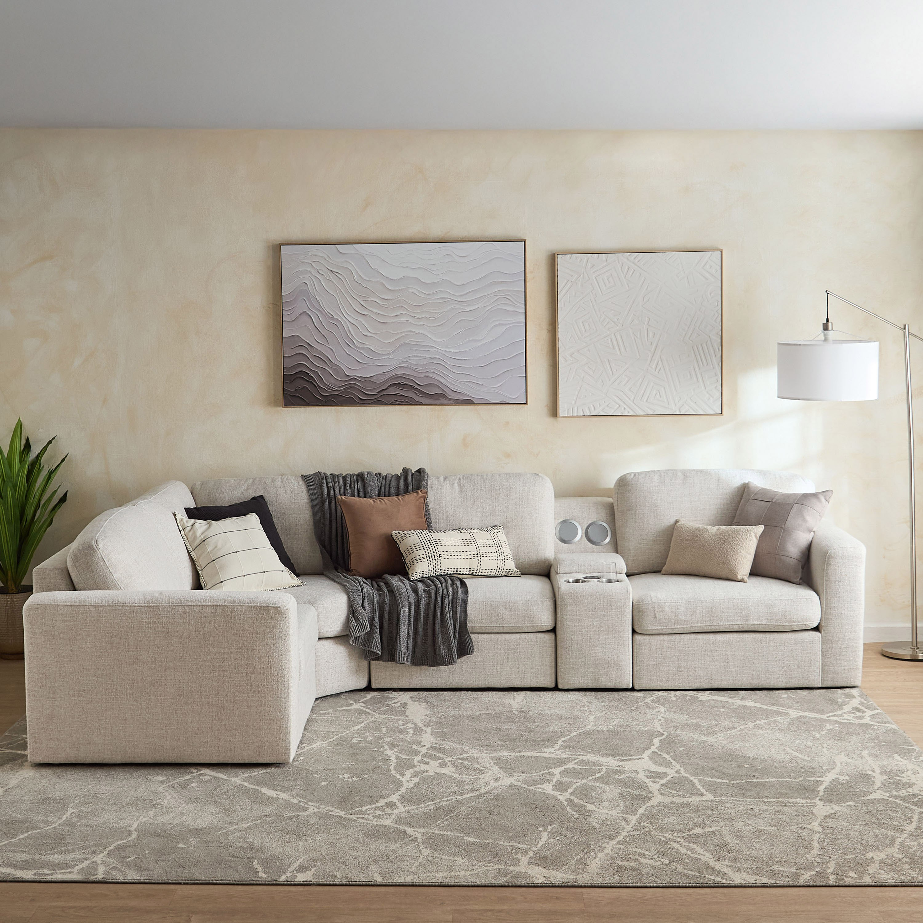 كرسي استرخاء قماش بذراع أيسر نكست من إموديولار-hbxlivingroom-sofasandarmchairs-modularsofas-image-9