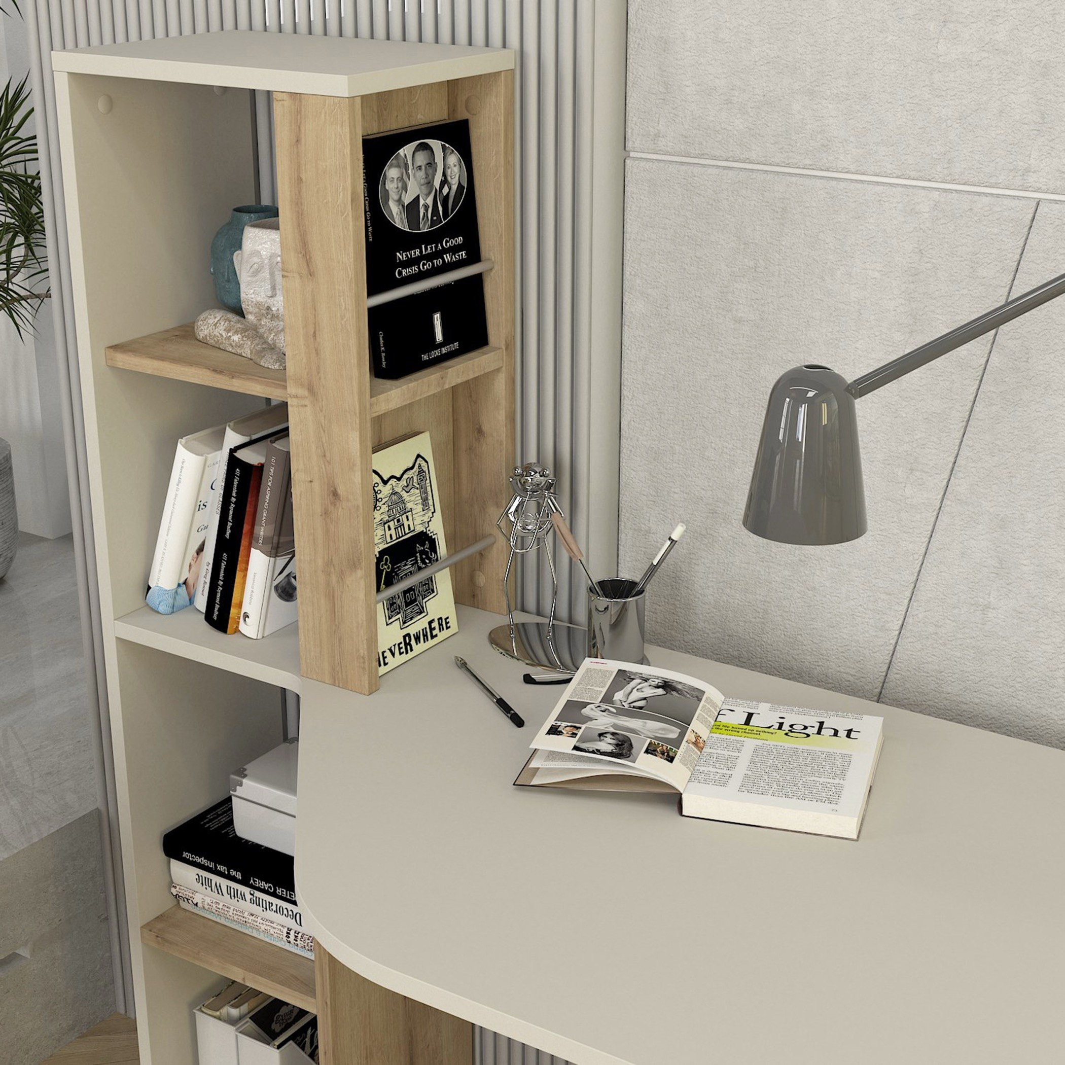 Modulix Ester Study Desk with Bookcase-hbxfurniture-office-desks-image-3