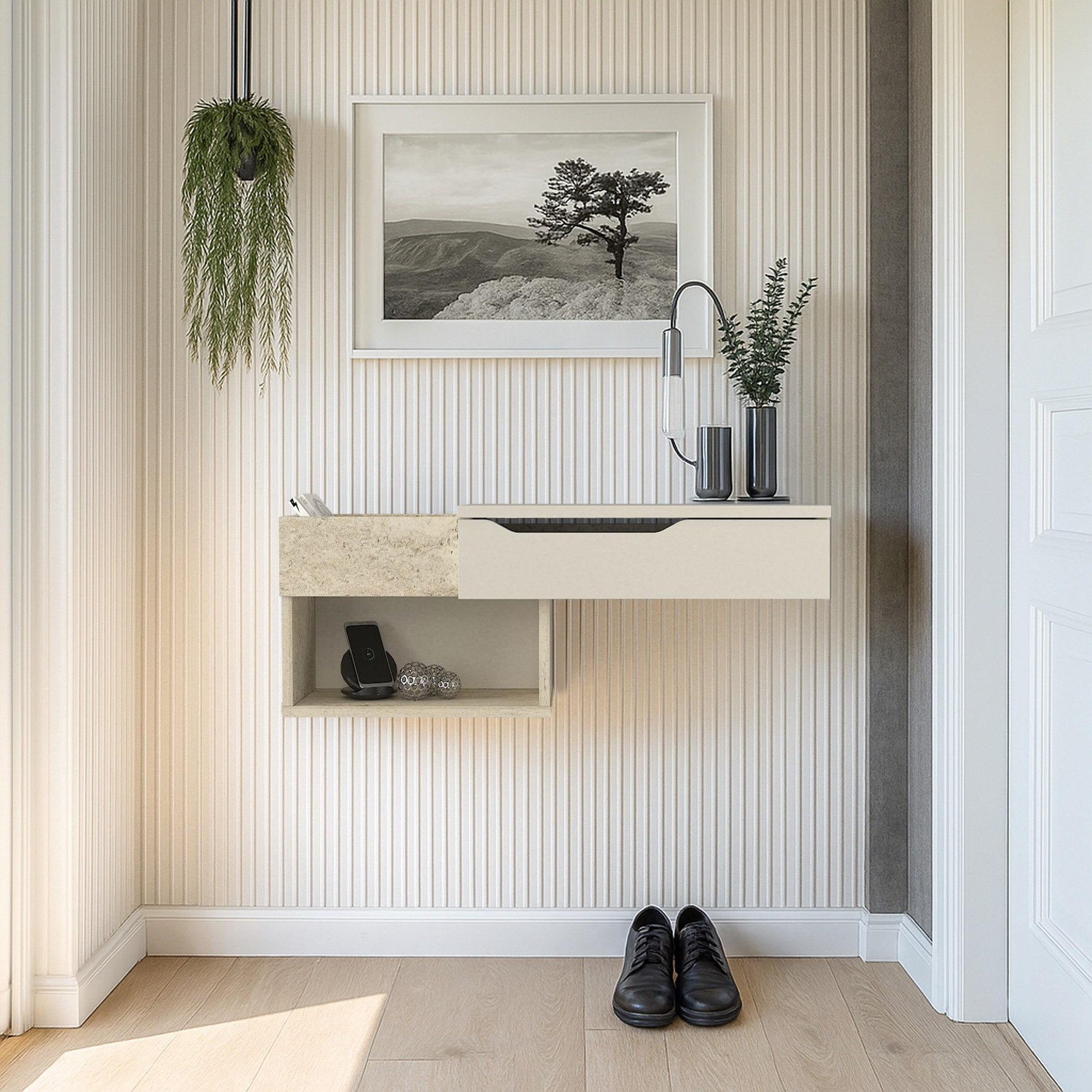 تسريحة معلقة على الحائط من موديوليكس بانتوس-hbxfurniture-bedroom-dressersandmirrors-image-1