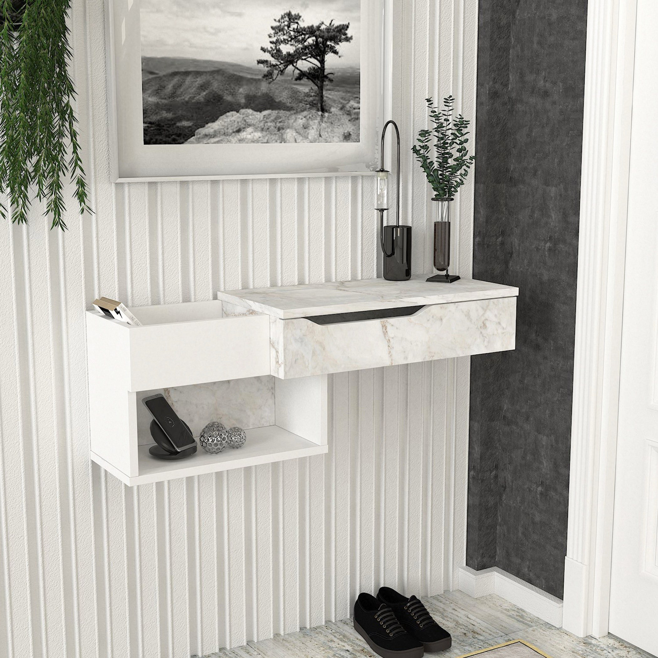 تسريحة حائط بتشطيب رخامي من مودوليكس بانتوس-hbxfurniture-bedroom-dressersandmirrors-image-2