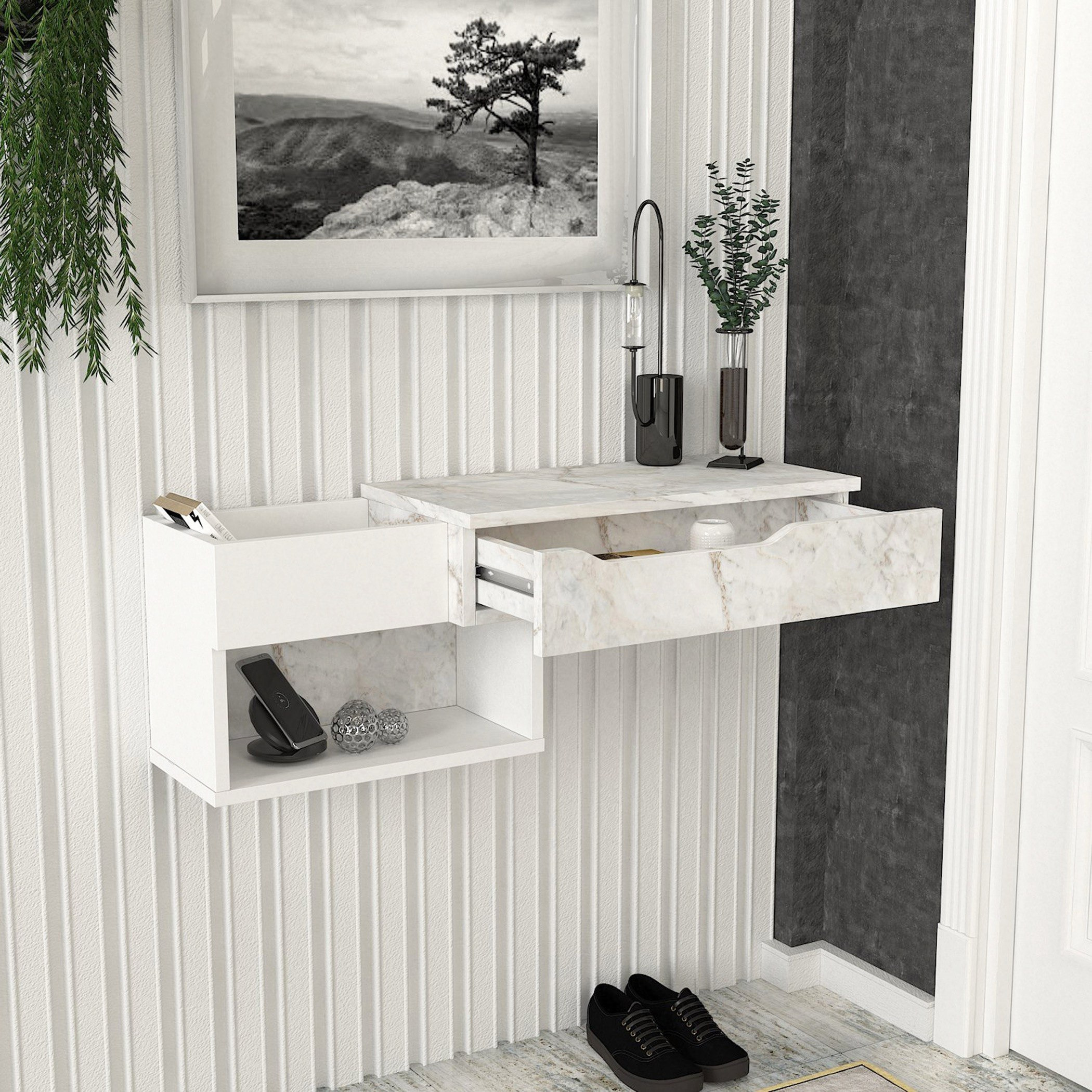 تسريحة حائط بتشطيب رخامي من مودوليكس بانتوس-hbxfurniture-bedroom-dressersandmirrors-image-4