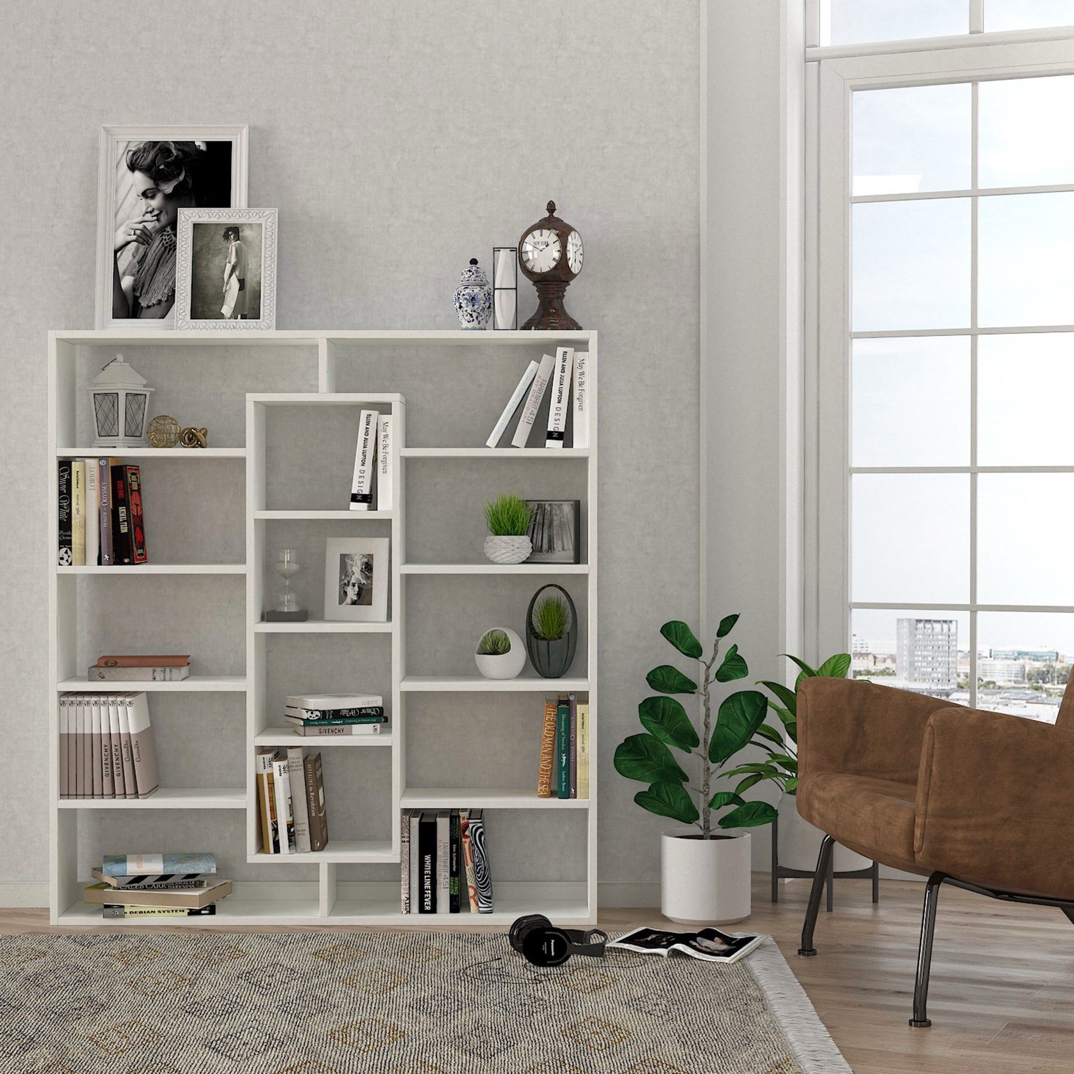 خزانة كتب سيمونا من مودوليكس-hbxfurniture-office-bookcases-image-1