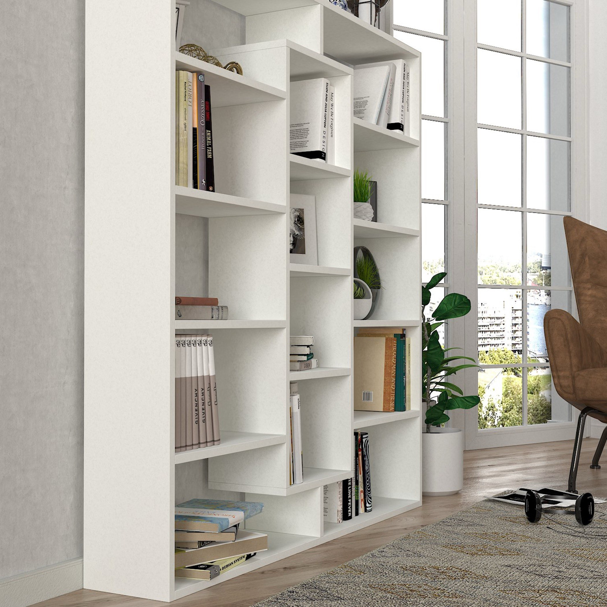 خزانة كتب سيمونا من مودوليكس-hbxfurniture-office-bookcases-image-4