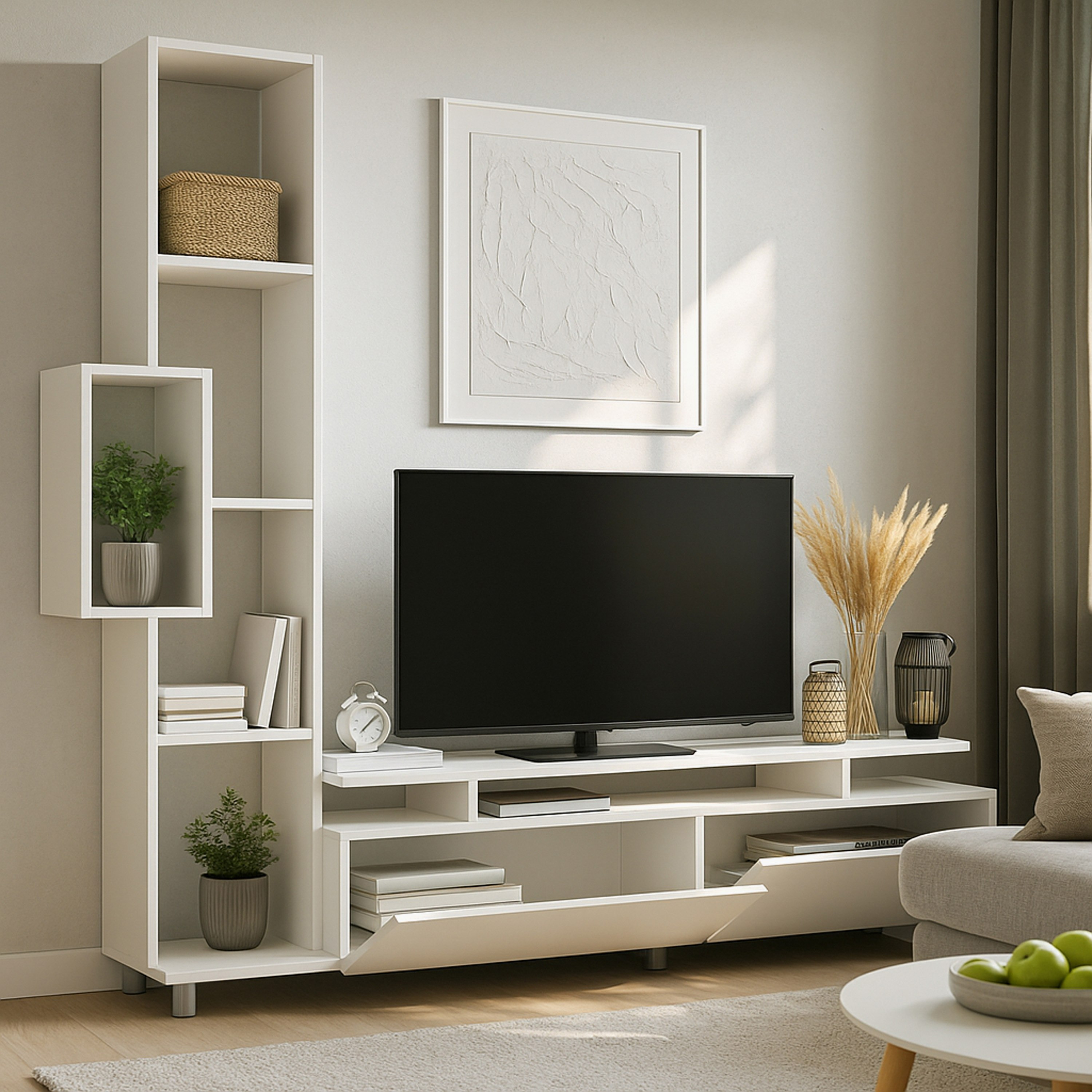 وحدة حائط 1.7 متر لأجهزة التلفزيون حتى 52 بوصة من موديوليكس سيمونا-hbxlivingroom-mediaunitsandstorage-wallunits-image-2