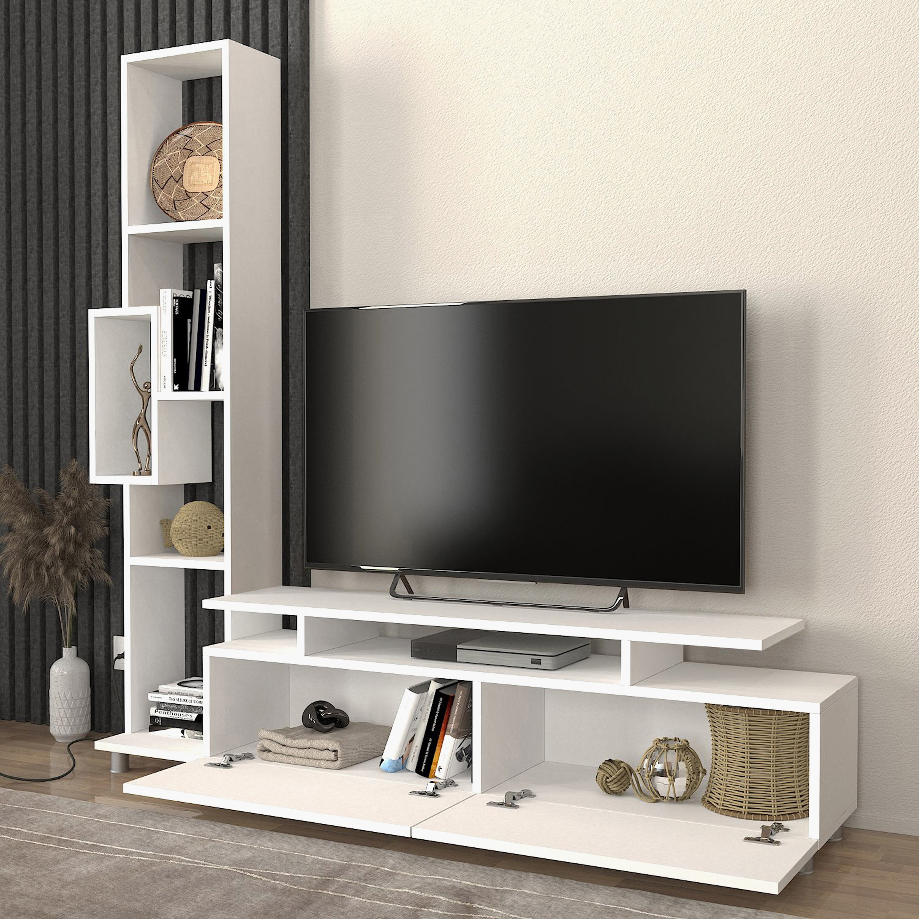 وحدة حائط 1.7 متر لأجهزة التلفزيون حتى 52 بوصة من موديوليكس سيمونا-hbxlivingroom-mediaunitsandstorage-wallunits-image-3