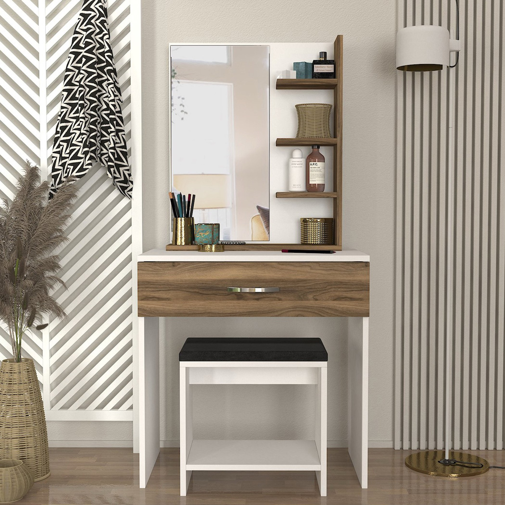 تسريحة بمرآة من موديوليكس أوليفيا-hbxfurniture-bedroom-dressersandmirrors-image-3
