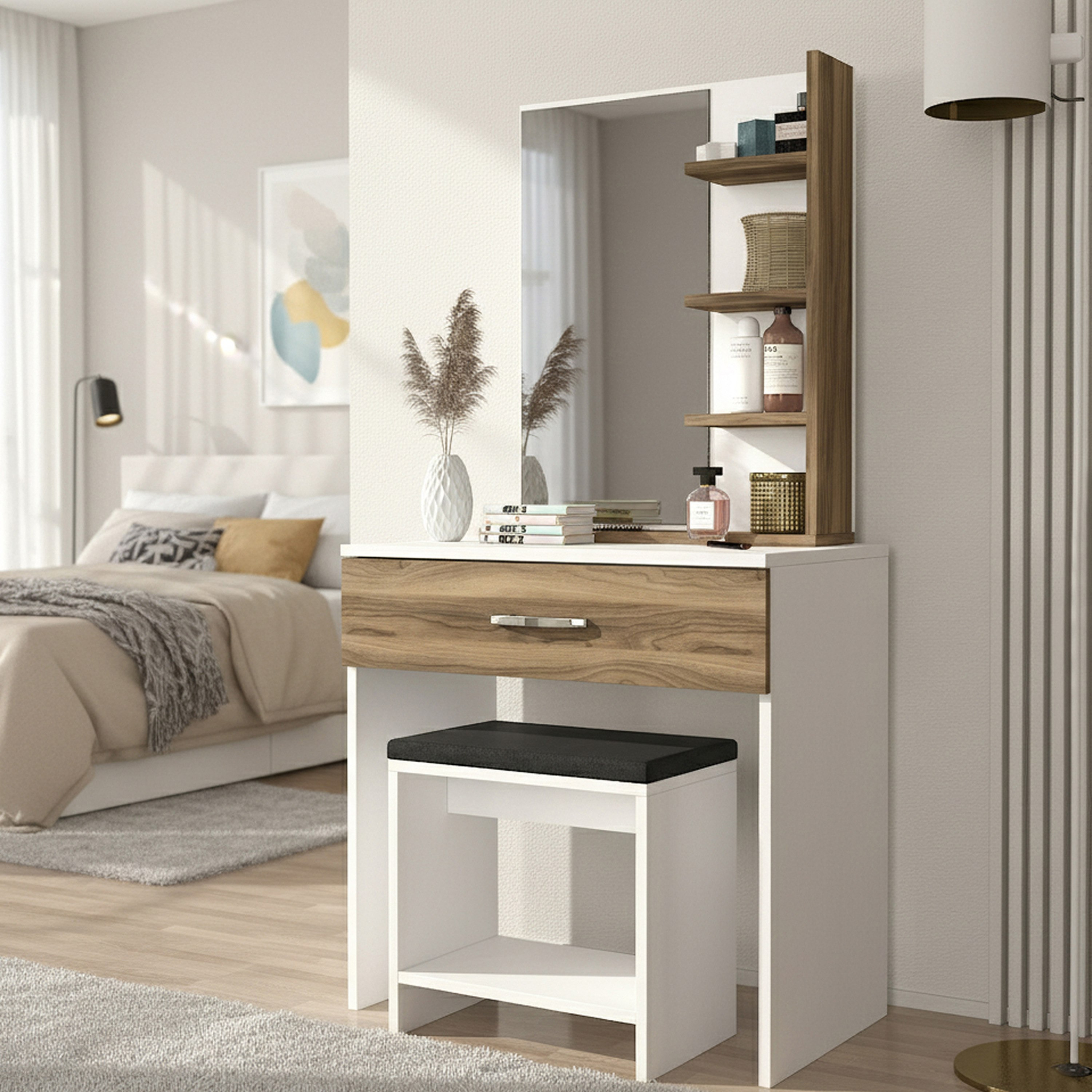 تسريحة بمرآة من موديوليكس أوليفيا-hbxfurniture-bedroom-dressersandmirrors-image-4