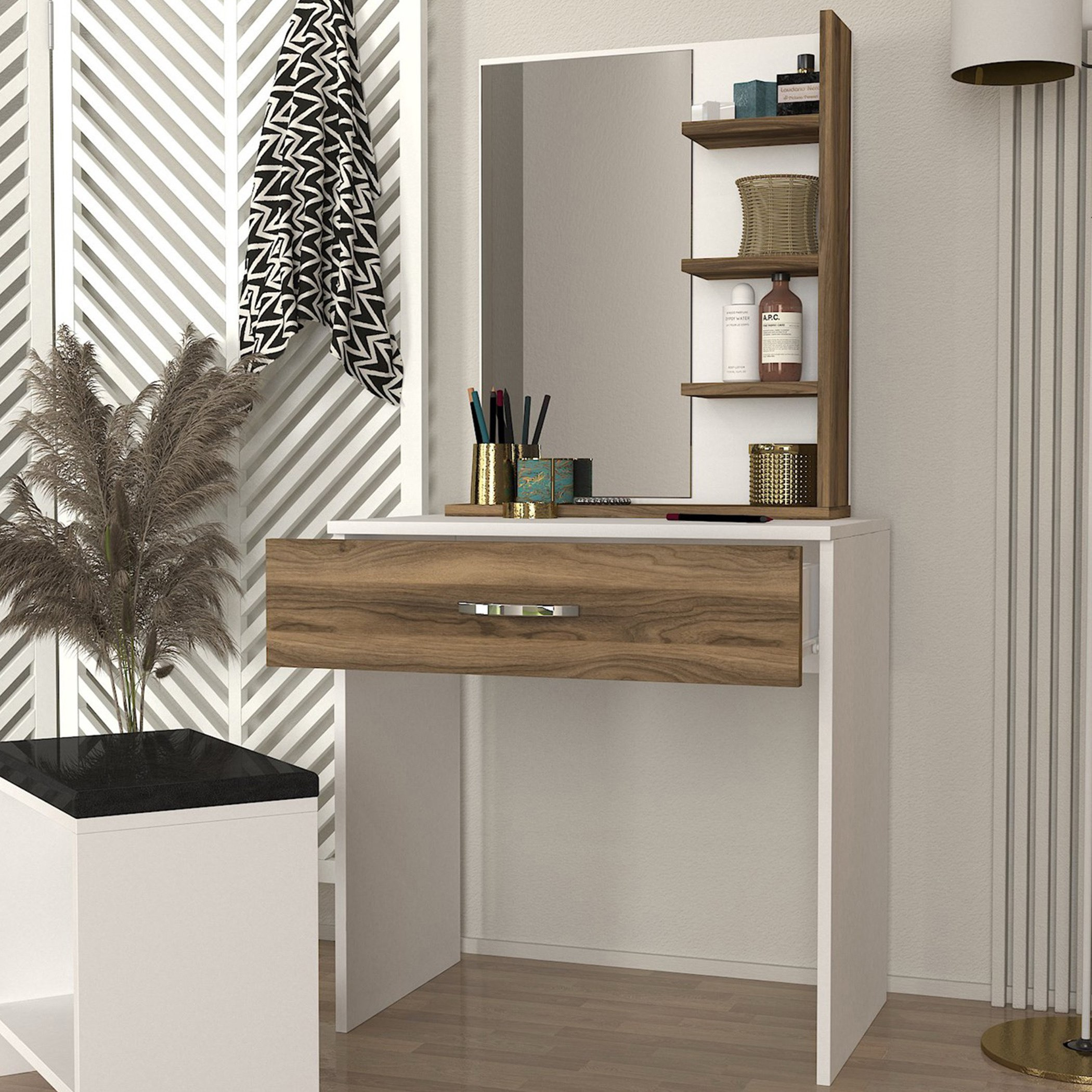 تسريحة بمرآة من موديوليكس أوليفيا-hbxfurniture-bedroom-dressersandmirrors-image-5