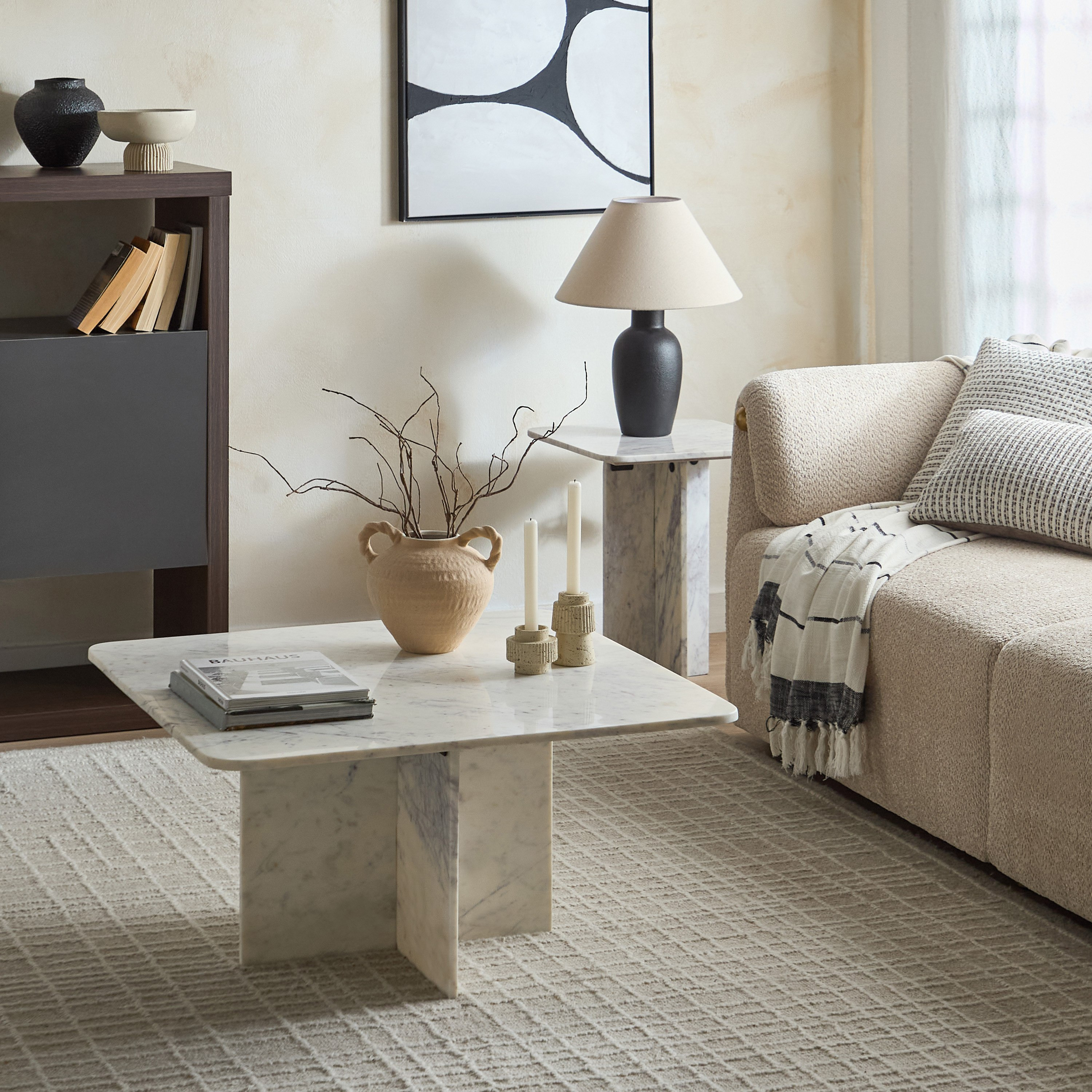 Vendra Sands Genuine Marble End Table-hbxfurniture-livingroom-endtables-image-5