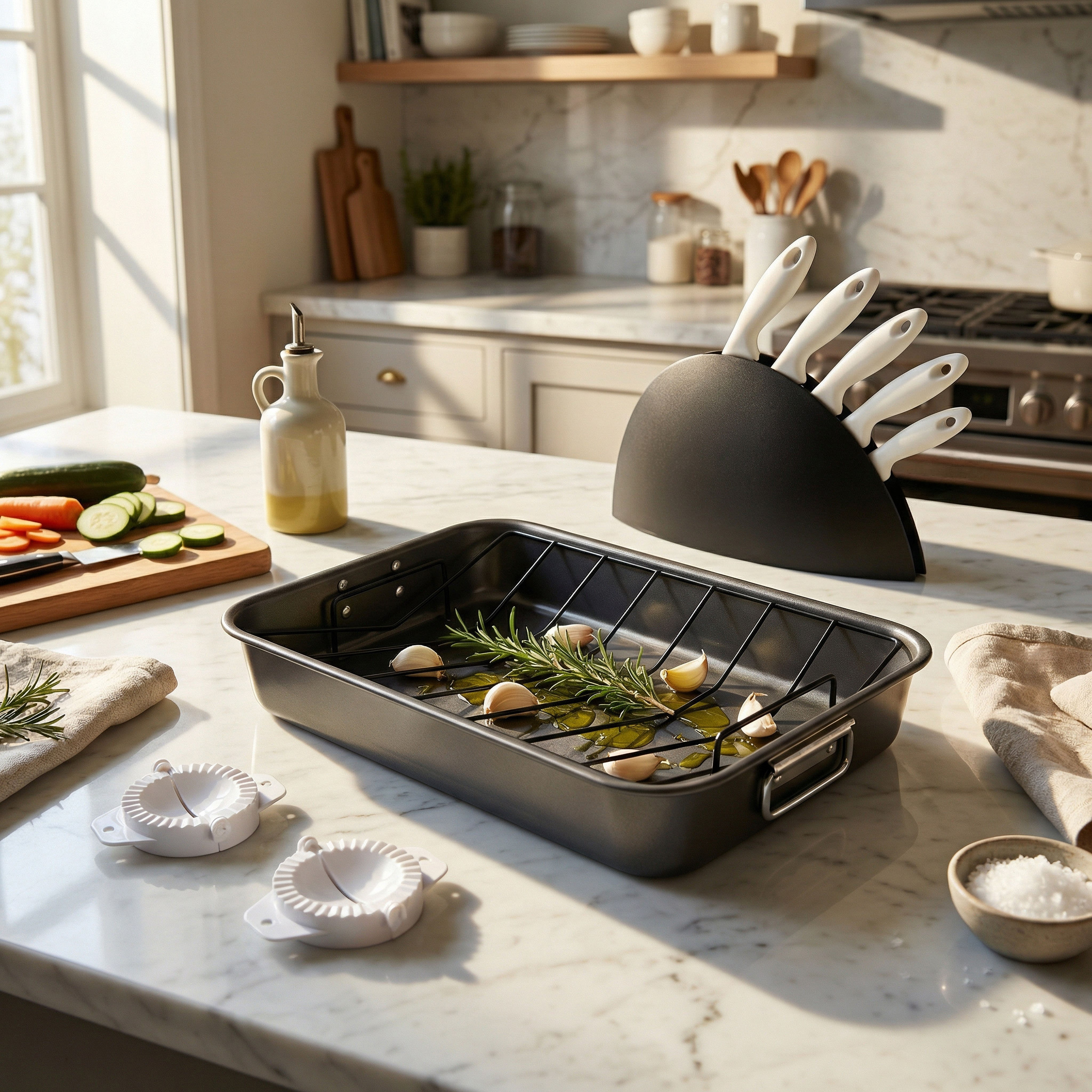 صحن تحميص كبير لرف الشواء من بيكيولوجي-hbxkitchen-bakeware-image-5