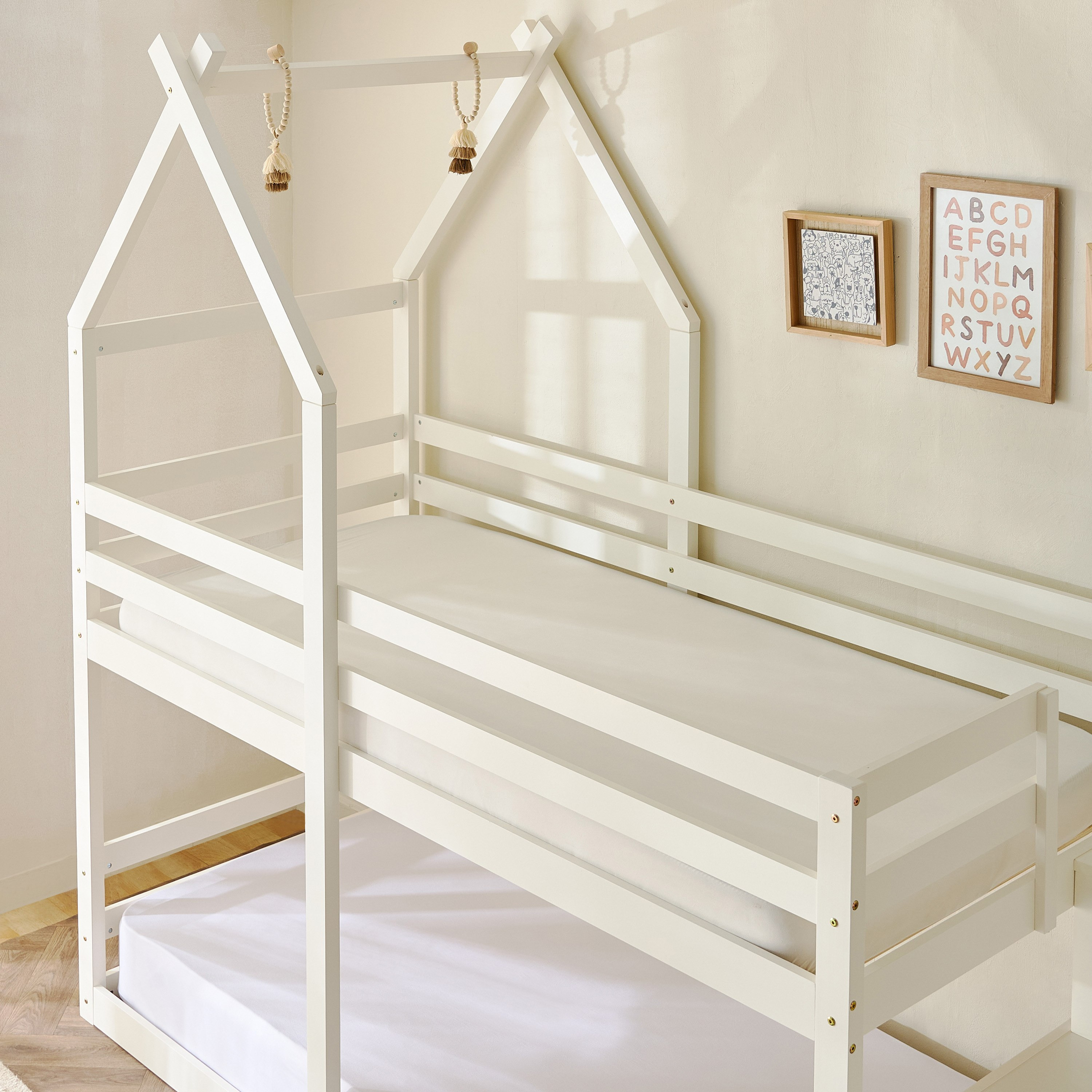 Stova Vanilla Step Single Bunk Bed with Storage - 90x200 cm-hbxkidsandyouth-bedsandbedsets-bunkbeds-single-image-5