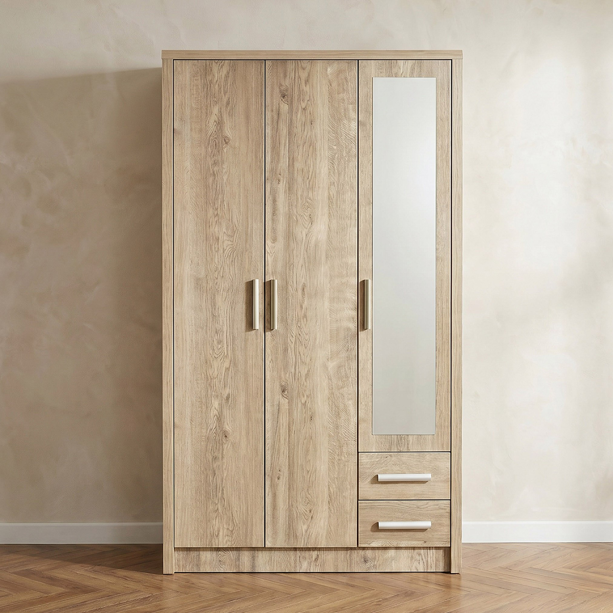 Curvy NXT 3-Door Wardrobe with Mirror-hbxfurniture-wardrobes-image-2