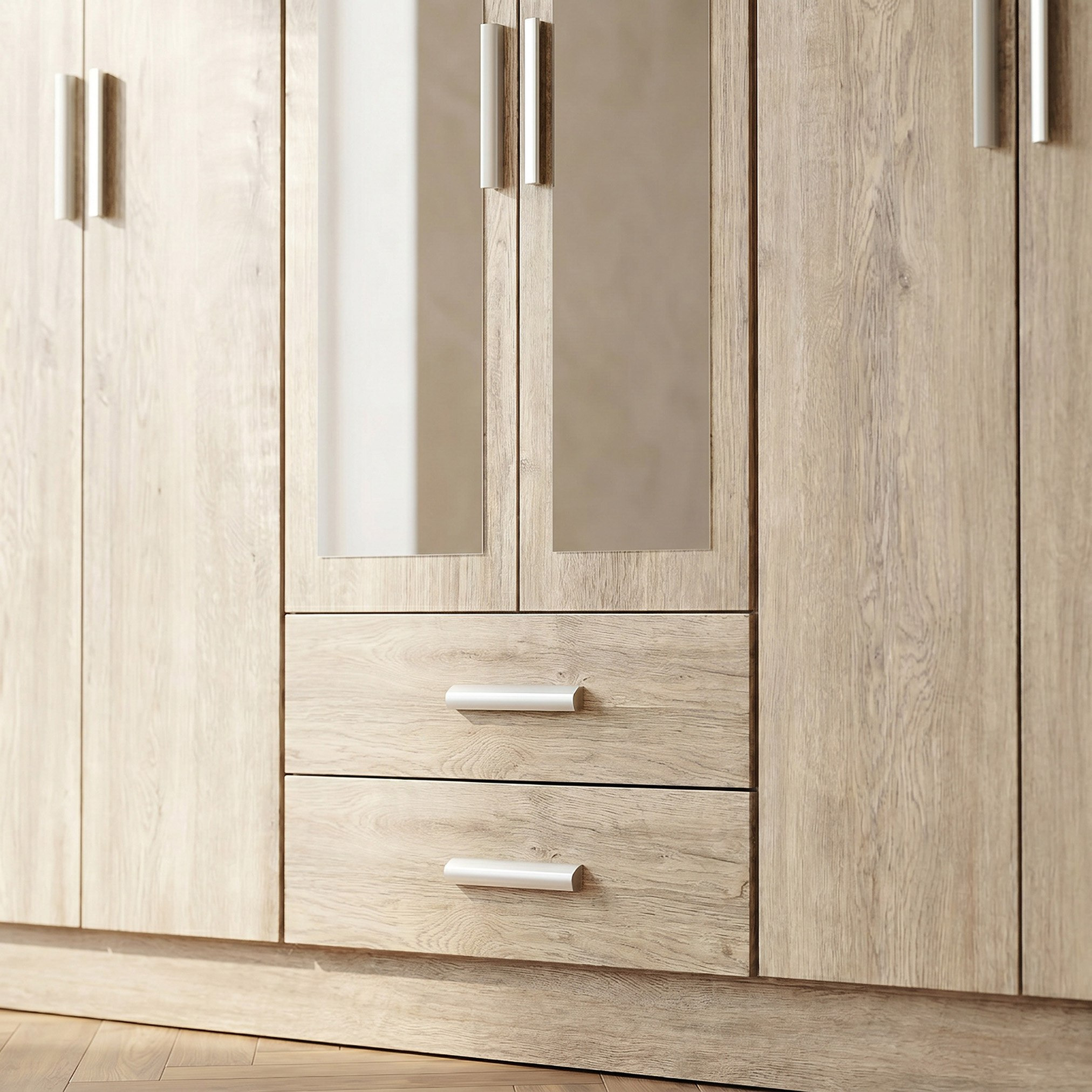 Curvy NXT 6-Door Wardrobe with 2 Drawers-hbxfurniture-wardrobes-image-5