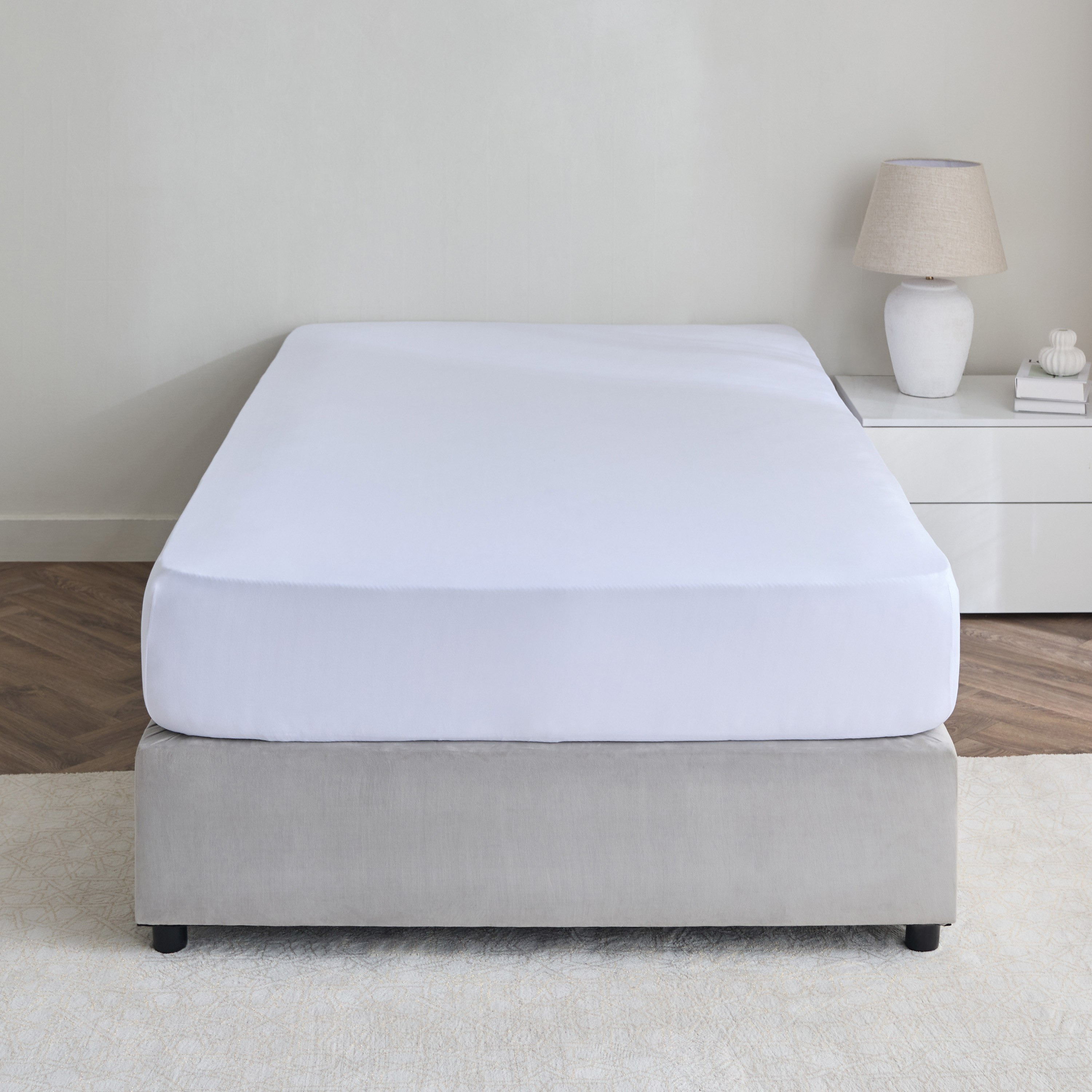 Ferum Microfiber Twin Fitted Sheet - 120x200+36 cm-hbxhomeware-hbxbedroom-image-3