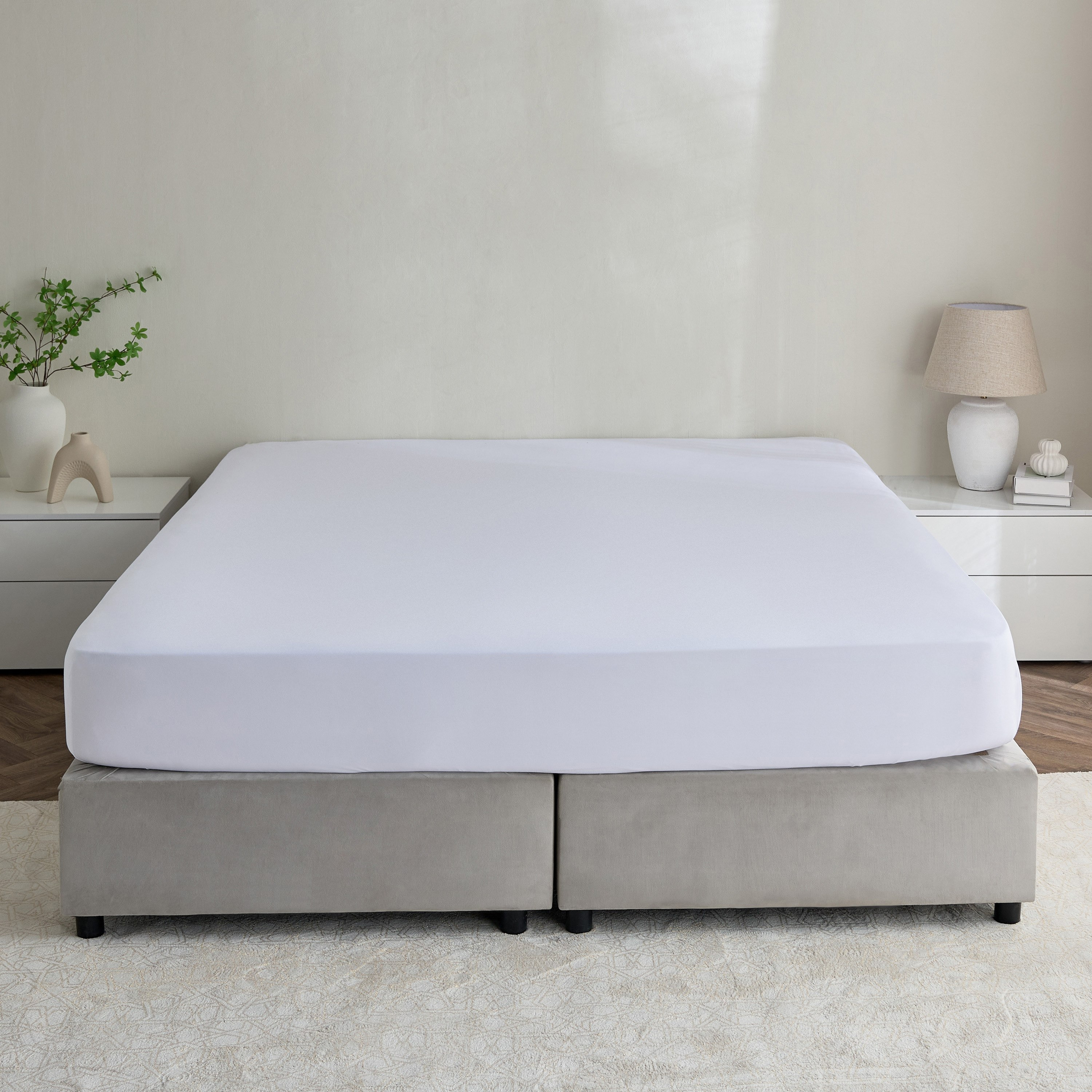 Ferum Microfiber Queen Fitted Sheet - 150x200+36 cm-hbxhomeware-bedding-fittedsheets-image-3