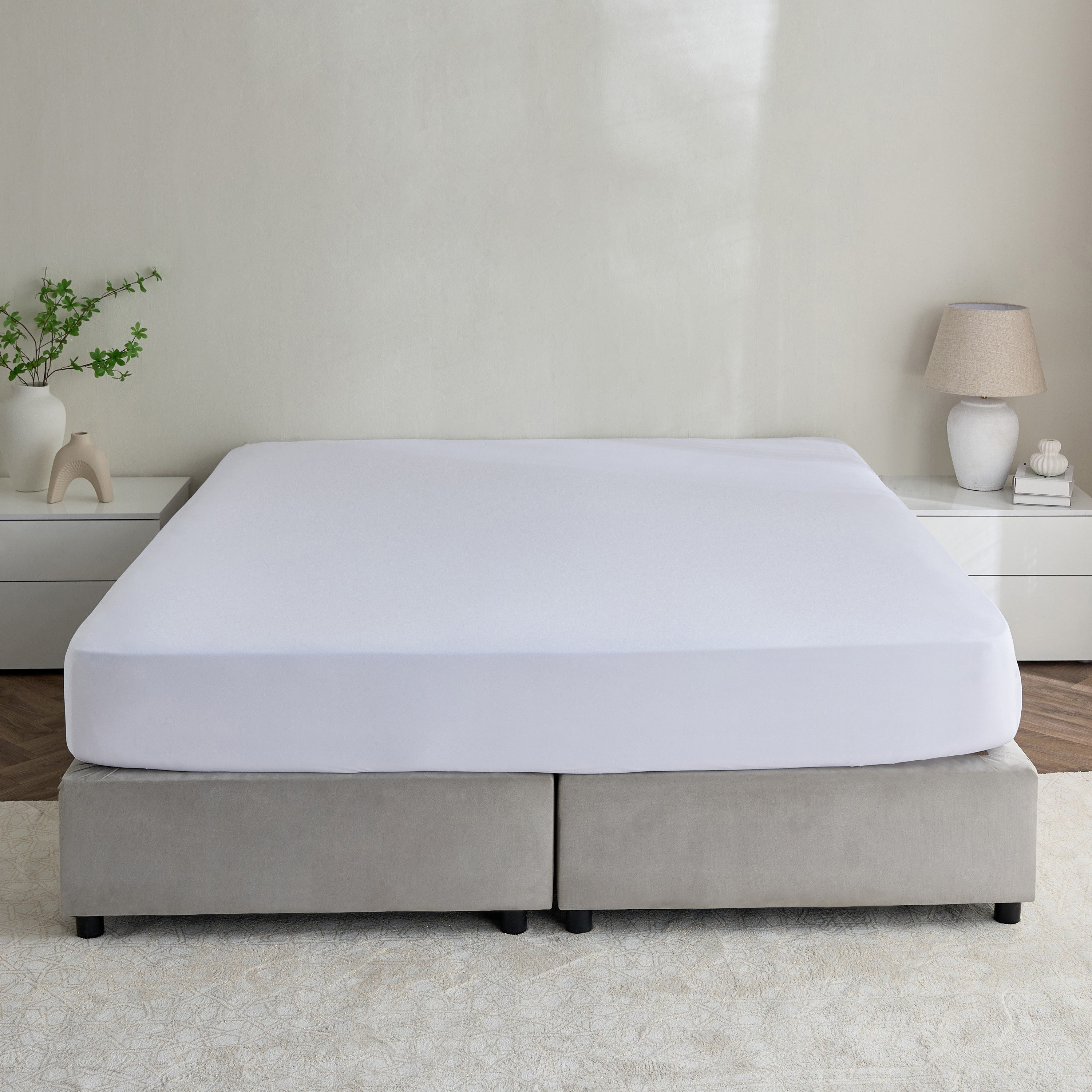 Ferum Microfiber King Fitted Sheet - 180x200+36 cm-hbxhomeware-hbxbedroom-image-3