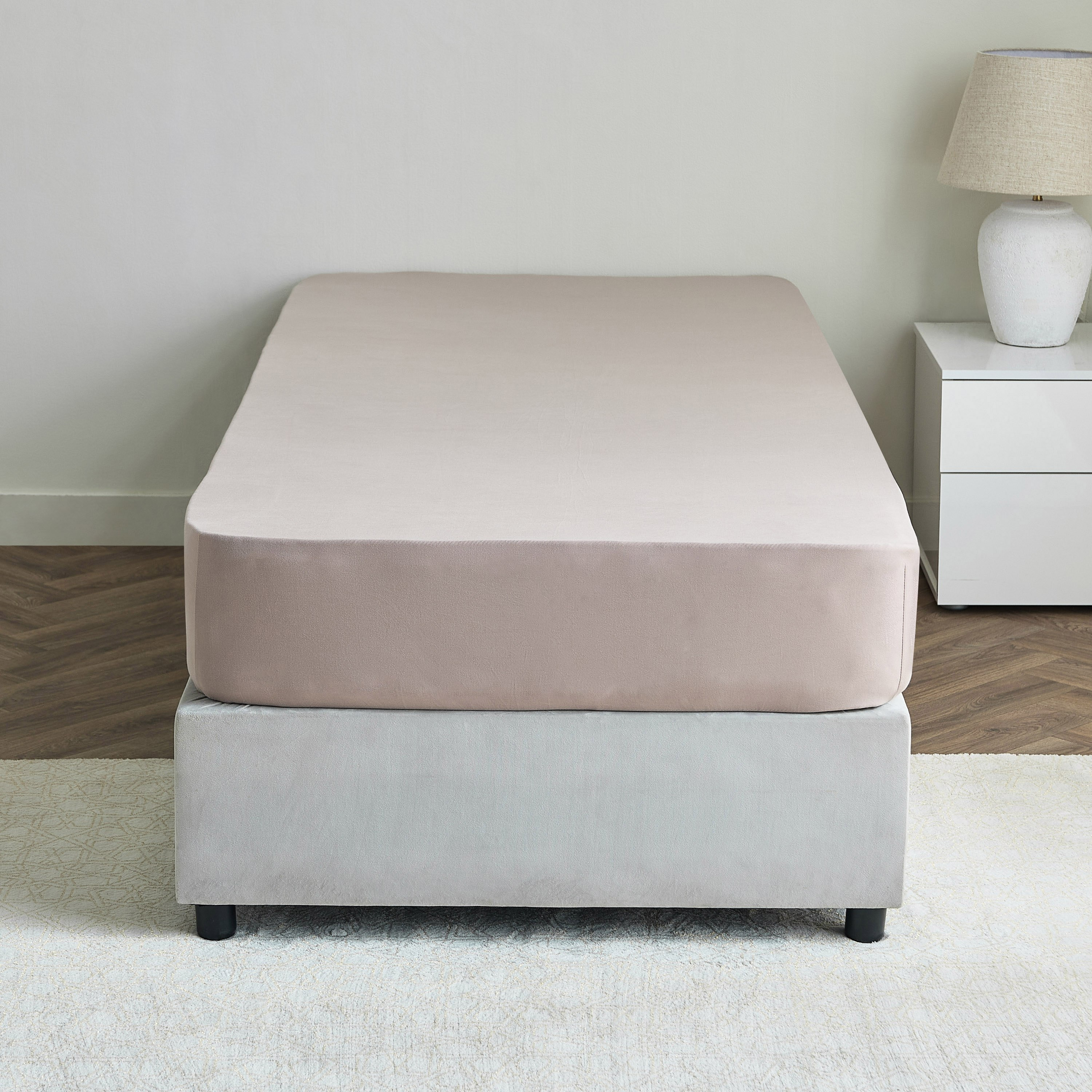 Ferum Microfiber Single Fitted Sheet - 90x200+36 cm-hbxhomeware-bedding-fittedsheets-image-3