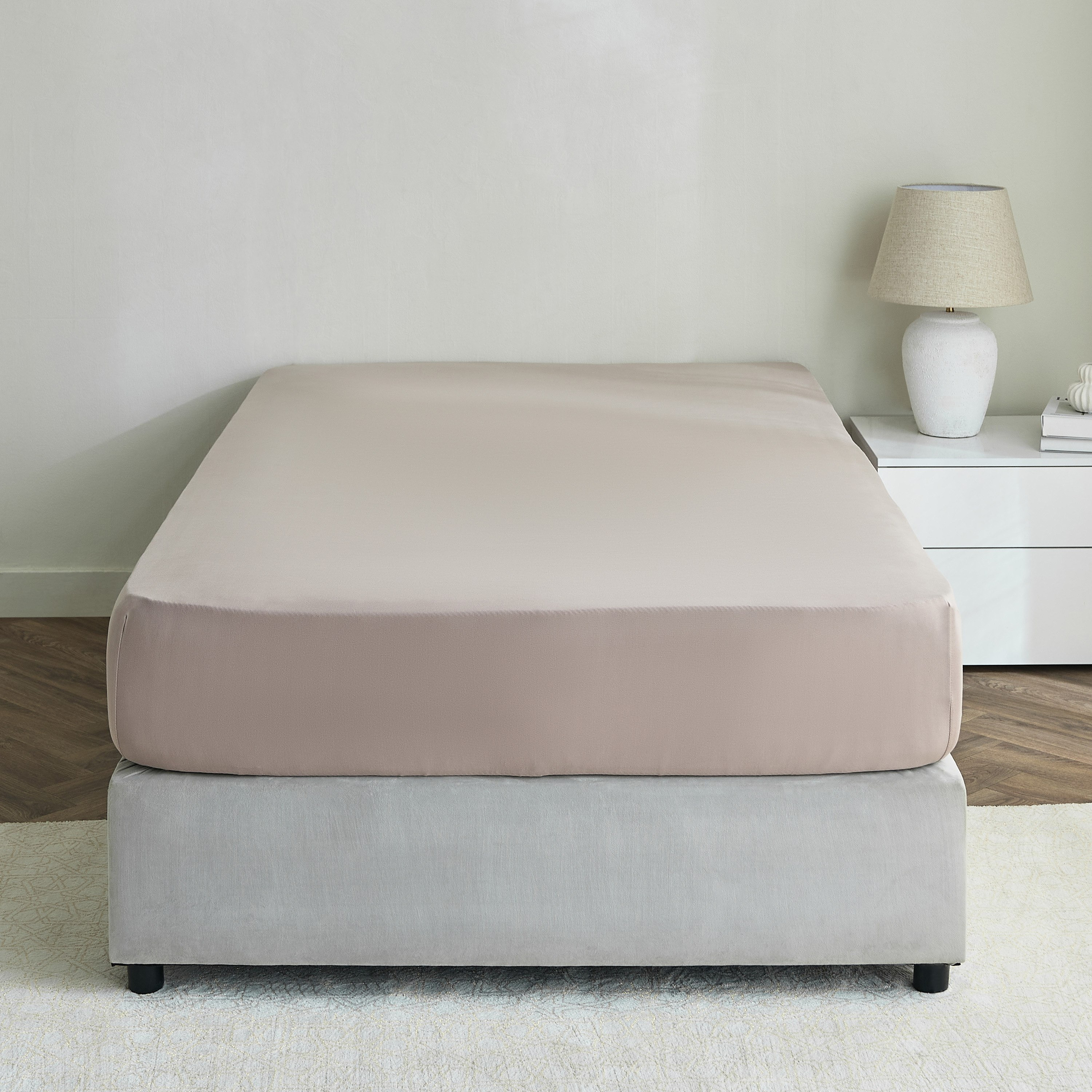 Ferum Microfiber Twin Fitted Sheet - 120x200+36 cm-hbxhomeware-hbxbedroom-image-3