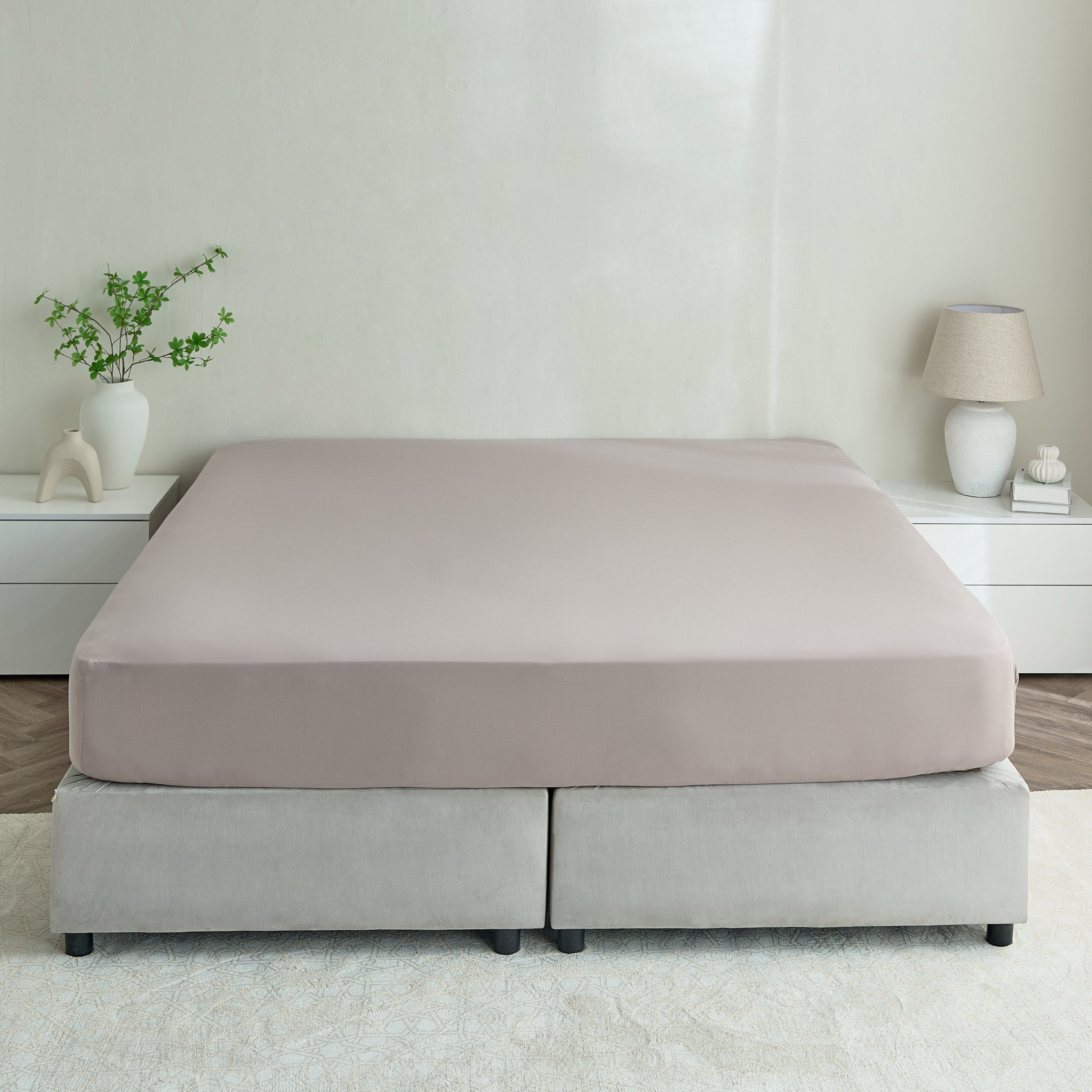 Ferum Microfiber King Fitted Sheet - 180x200+36 cm-hbxhomeware-hbxbedroom-image-3