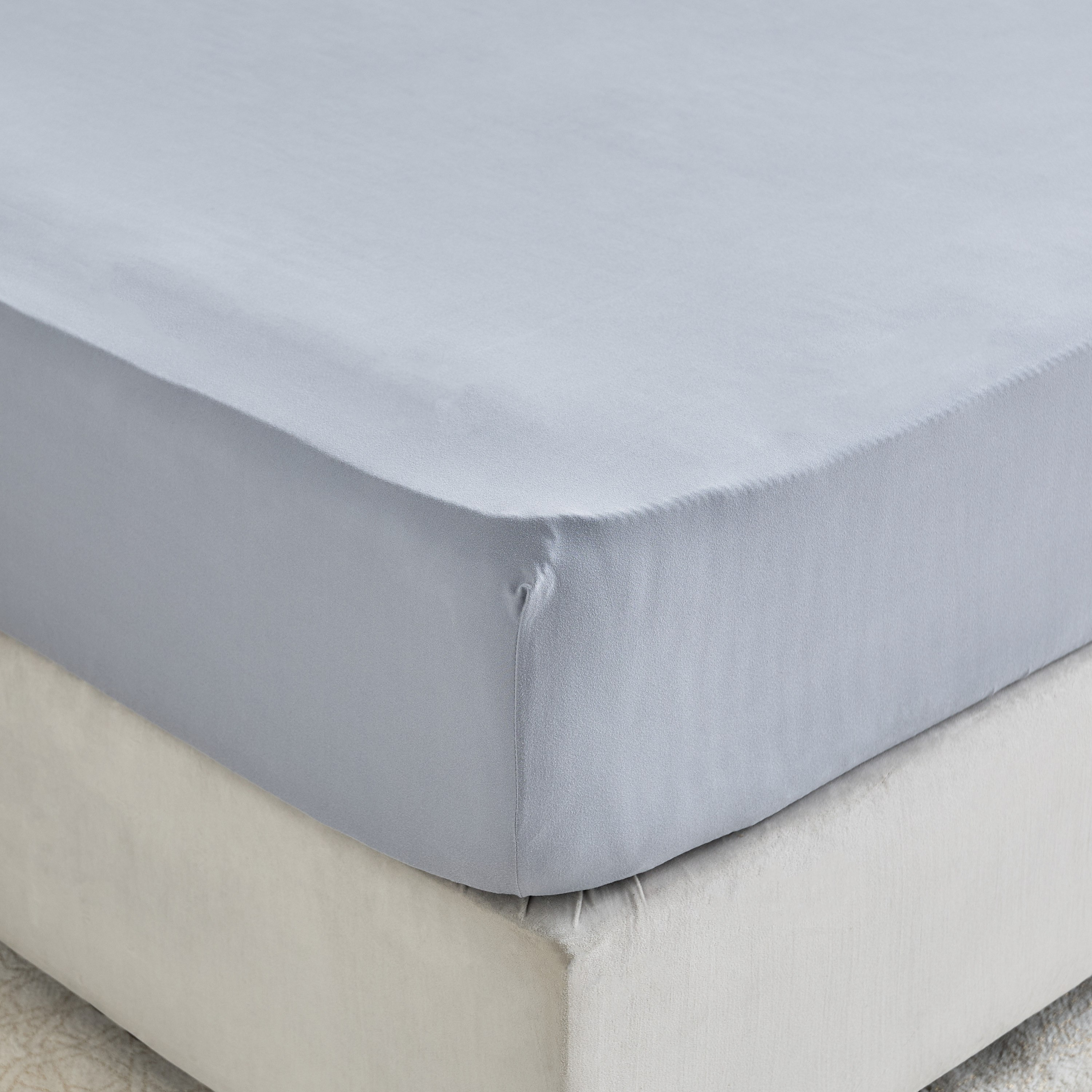 Ferum Microfiber Single Fitted Sheet - 90x200+36 cm-hbxhomeware-bedding-fittedsheets-image-1