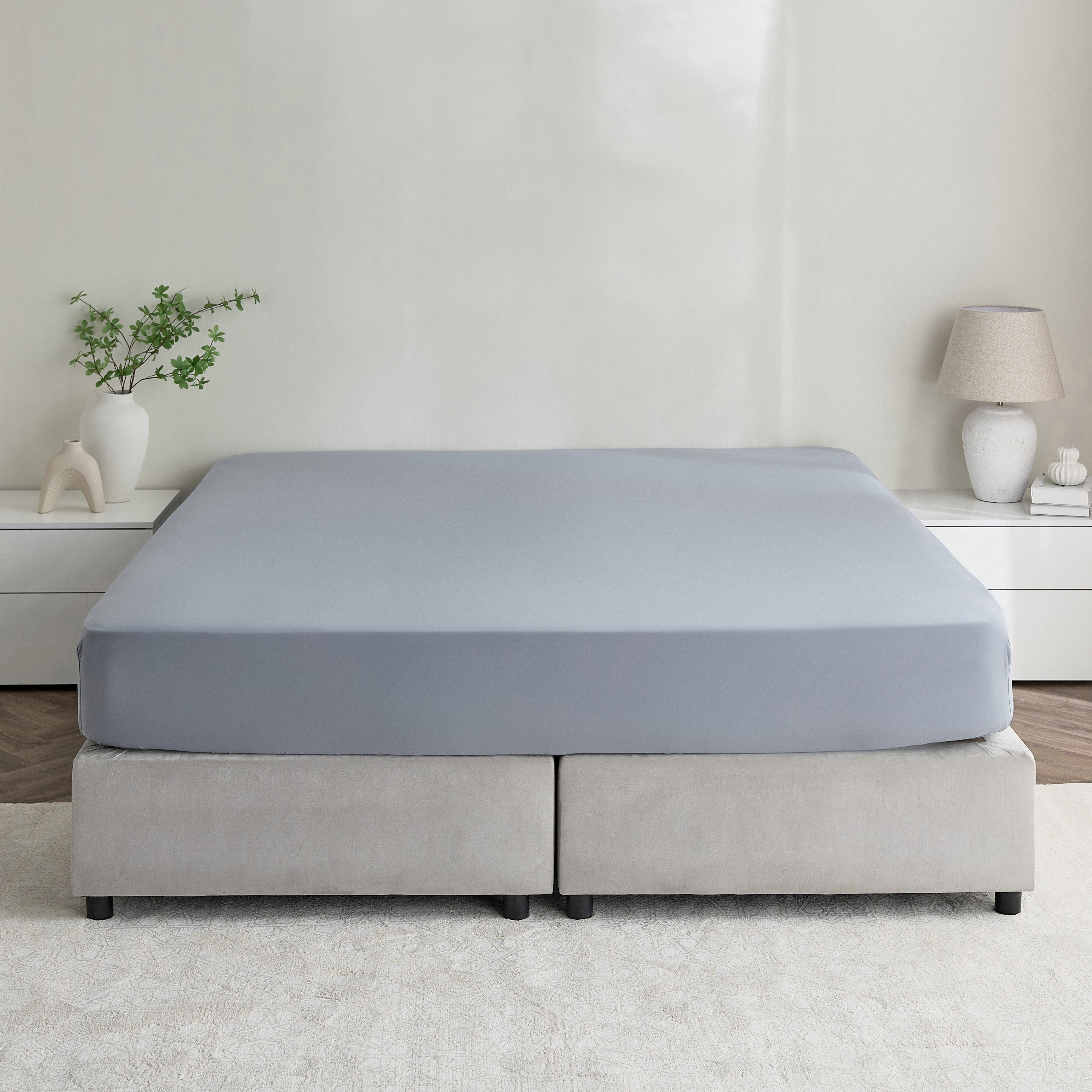 Ferum Microfiber Queen Fitted Sheet - 150x200+36 cm-hbxhomeware-hbxbedroom-image-3