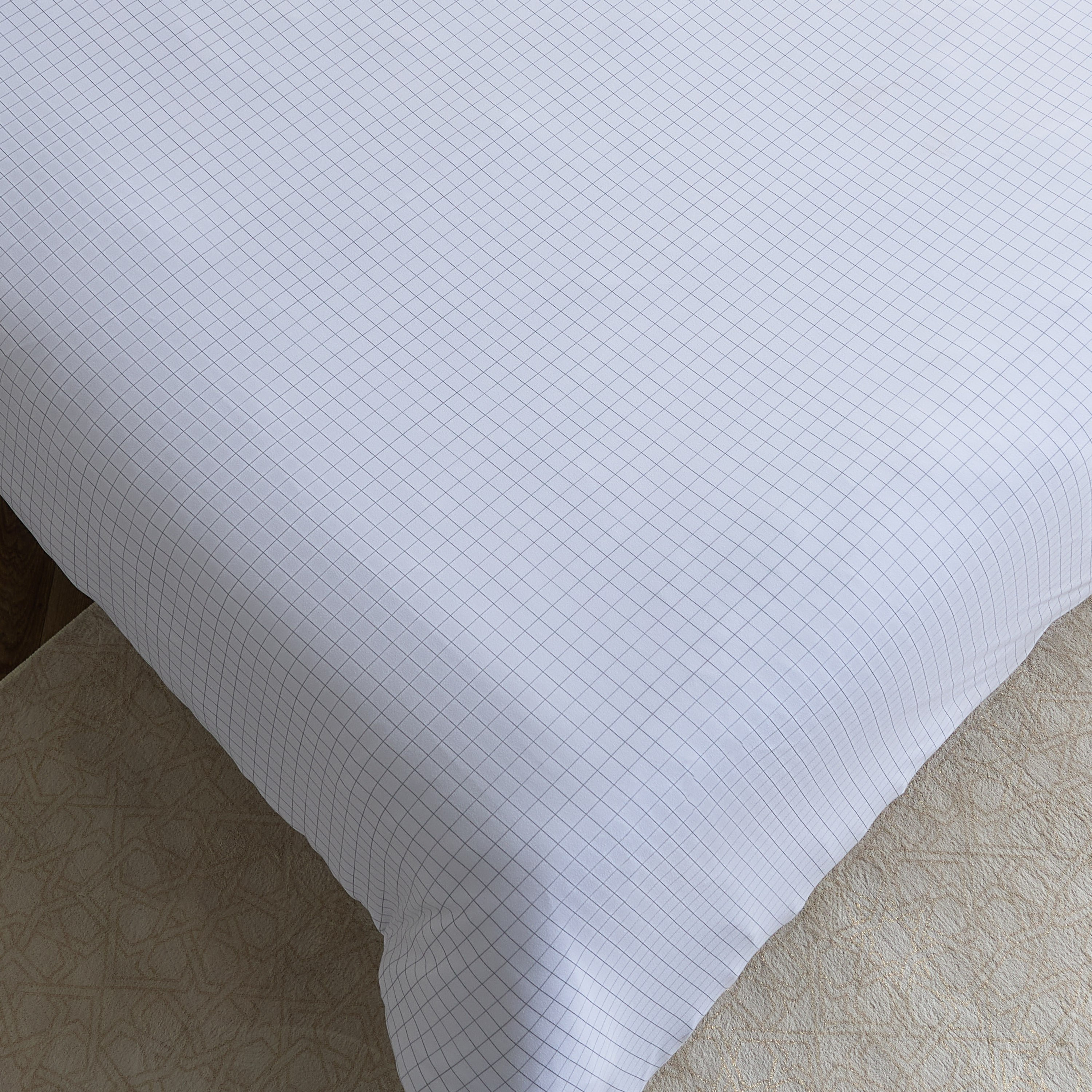 Ferum 2-Piece Microfiber Stripe Single Duvet Quilt Cover Set - 135x200 cm-hbxhomeware-hbxdecorandfurnishings-image-4