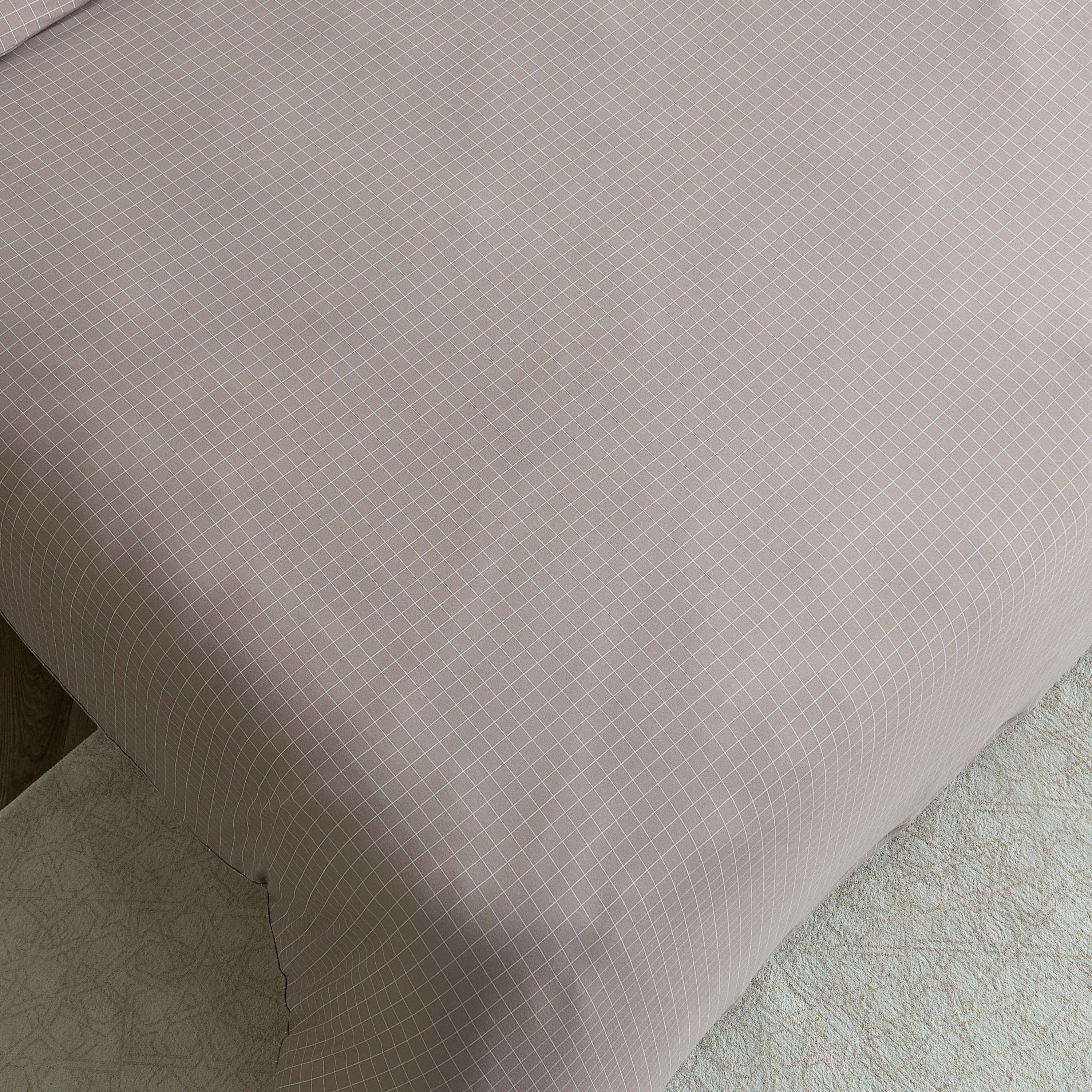 Ferum 3-Piece Microfiber Stripe Twin Duvet Quilt Cover Set - 150x220 cm-hbxhomeware-bedding-duvetcovers-image-4