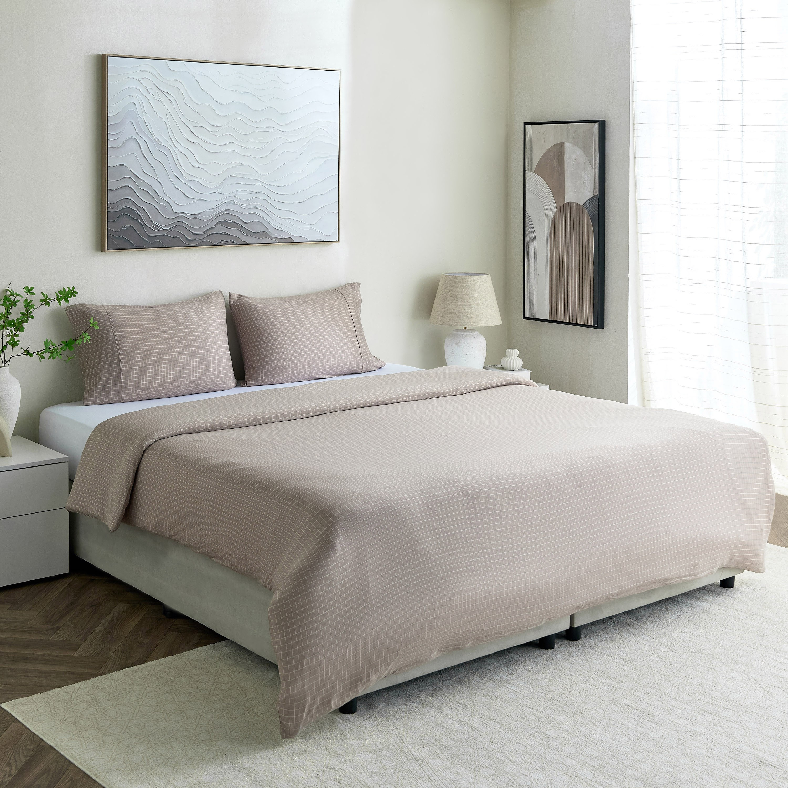 Ferum 3-Piece Microfiber Queen King Duvet Cover Set - 220x220 cm-hbxhomeware-hbxdecorandfurnishings-image-8
