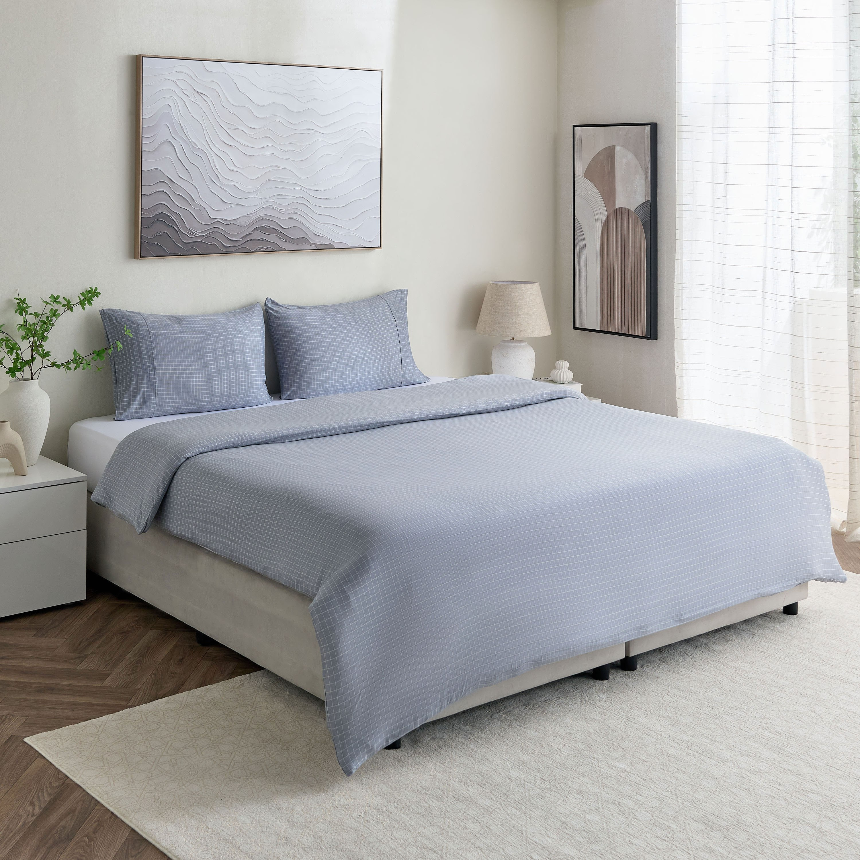 Ferum 3-Piece Microfiber Queen King Duvet Cover Set - 220x220 cm-hbxhomeware-hbxdecorandfurnishings-image-8