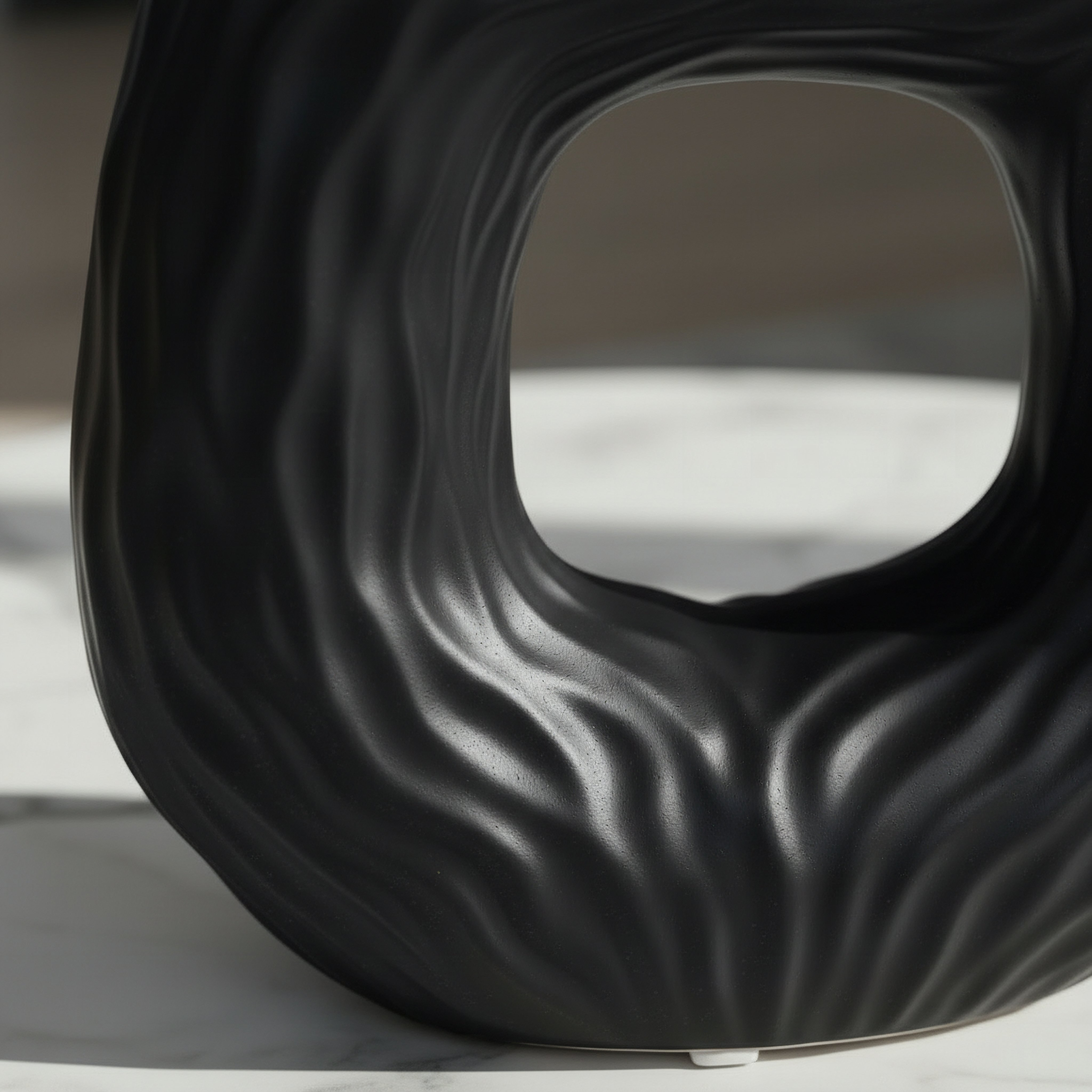 Sansa Roma Ceramic Textured Vase - 20x7x19 cm-hbxbedroom-decorandaccessories-vases-image-3