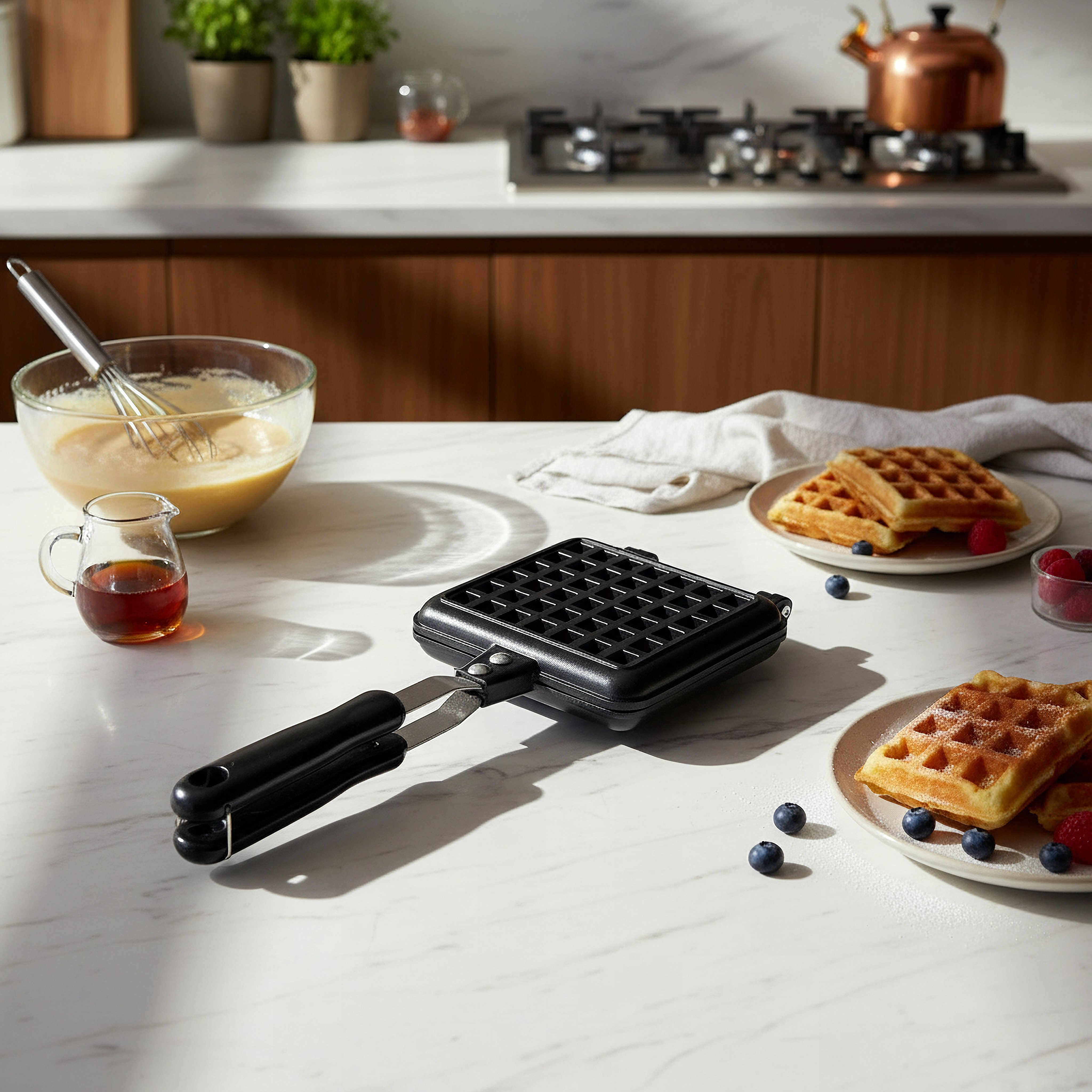 Black Series Waffle Maker - 35x14x3 cm-hbxhomeware-hbxkitchen-image-3