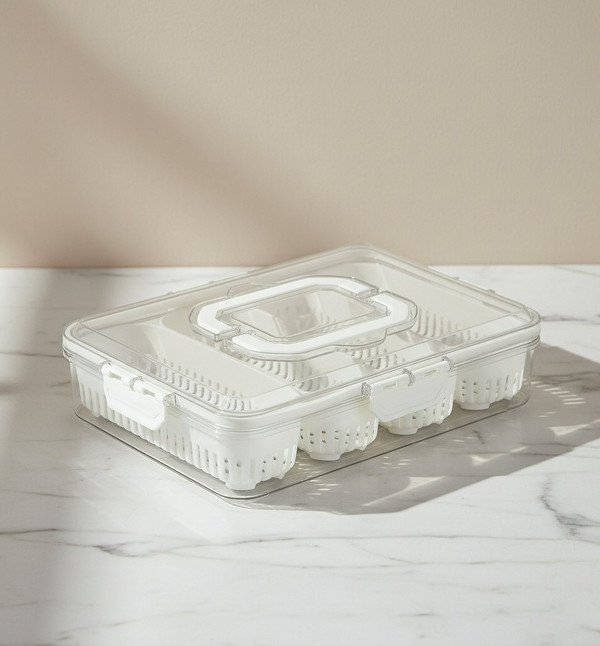 Buy Sistematico 4-in-1 Clip Lock Fresh Food Container - 32x24x7.3 cm ...