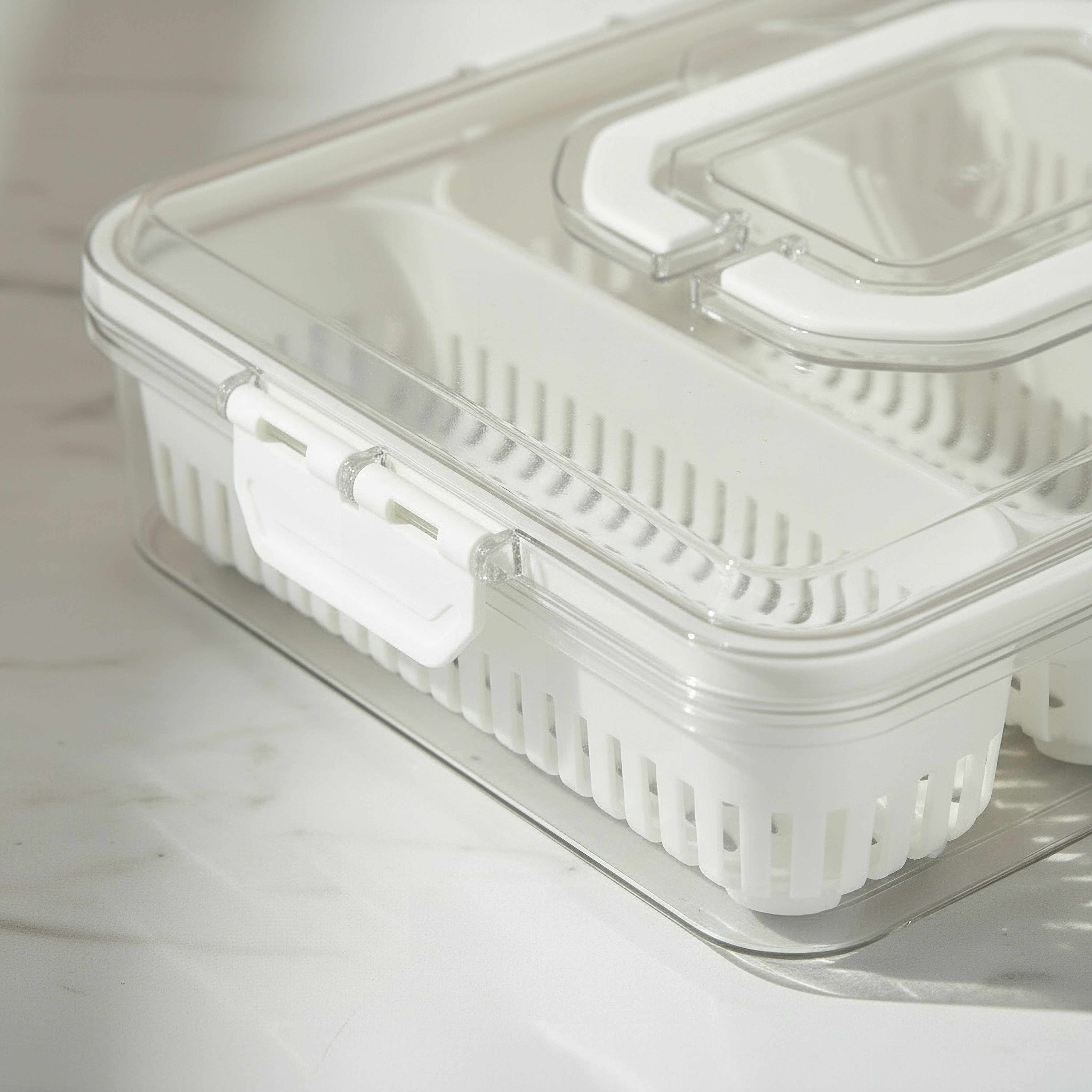 Sistematico 4-in-1 Clip Lock Fresh Food Container - 32x24x7.3 cm-hbxhomeware-hbxkitchen-image-4