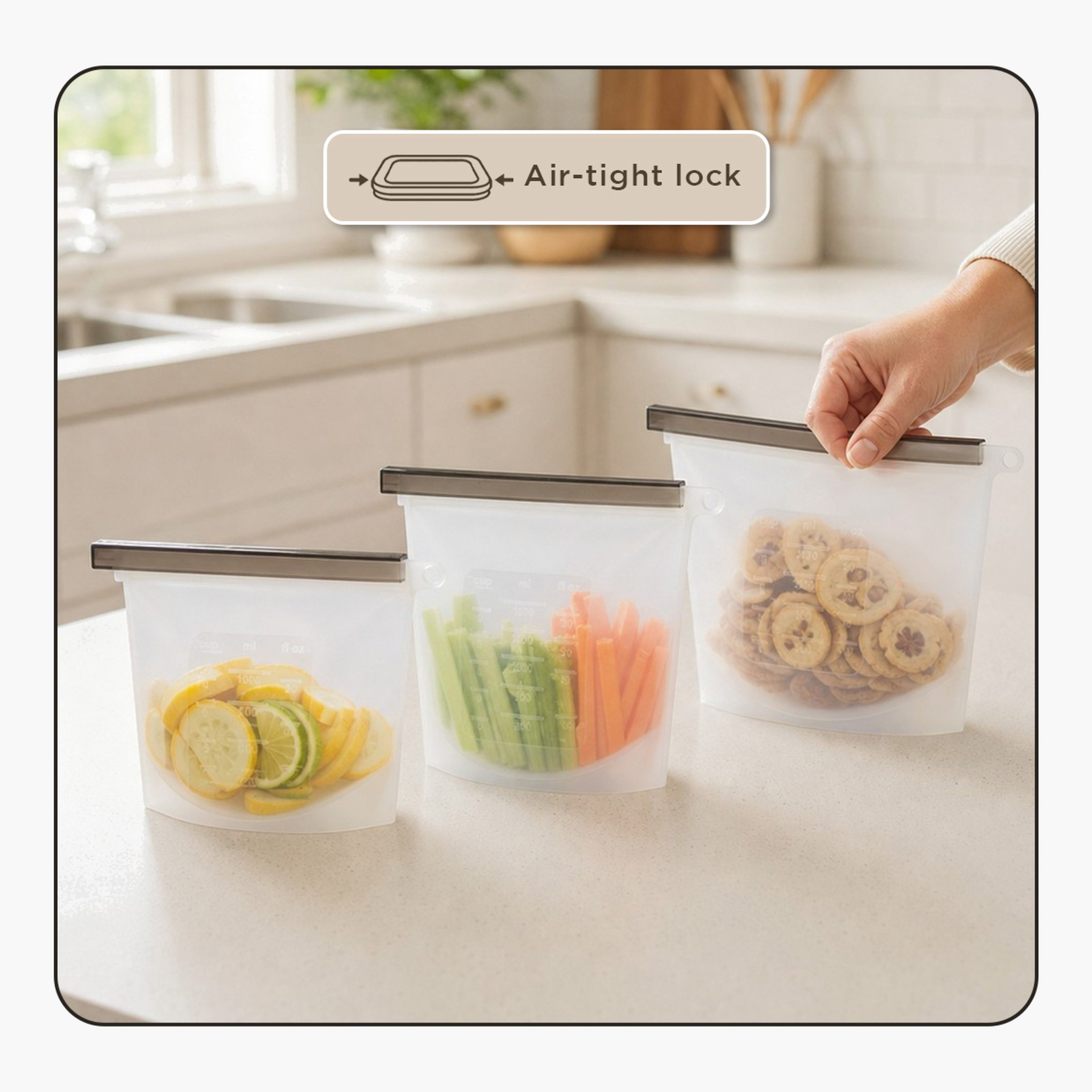مجموعة أكياس حفظ طعام سيليكون قابلة لإعادة الإغلاق 3 قطع من فيجا-hbxhomeware-hbxkitchen-image-5