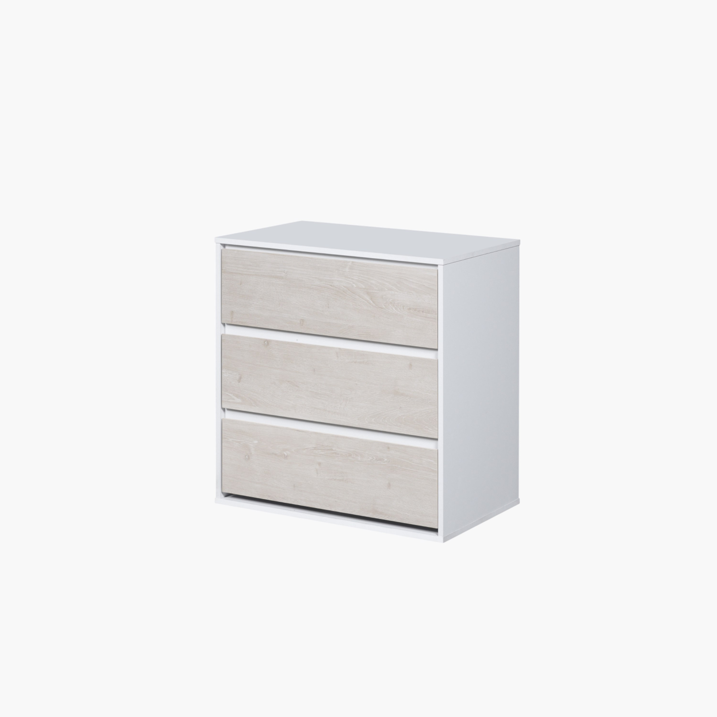 Ivory Mid Sleeper Single Bed with Study Desk and Storage - 90x190 cm-hbxkidsandyouth-bedsandbedsets-bunkbeds-single-image-13