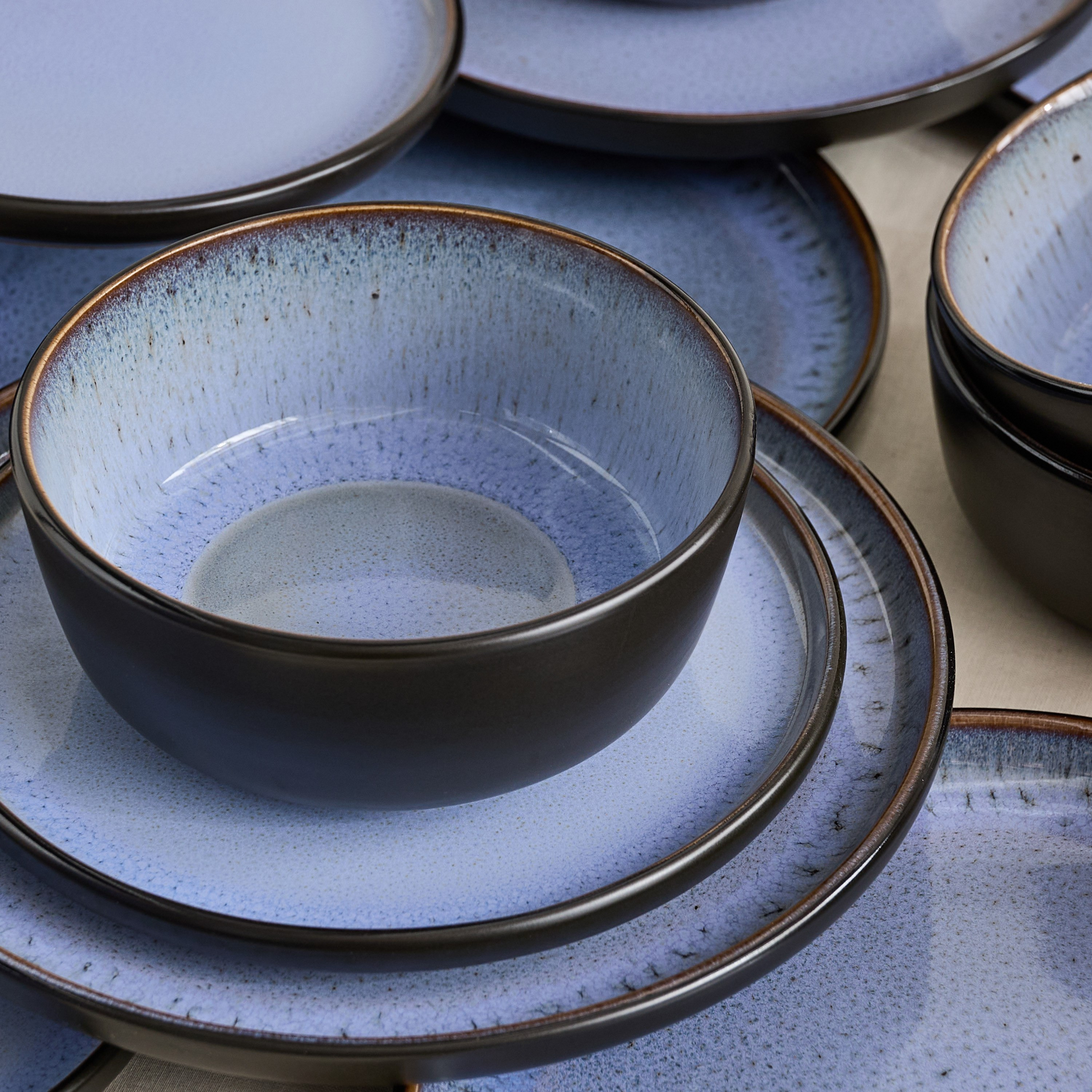 طقم عشاء خزف حجري 18 قطعة رياكتيف من إليجانزا - لـ6 أفراد-hbxdiningroom-tabletop-dinnersets-image-3