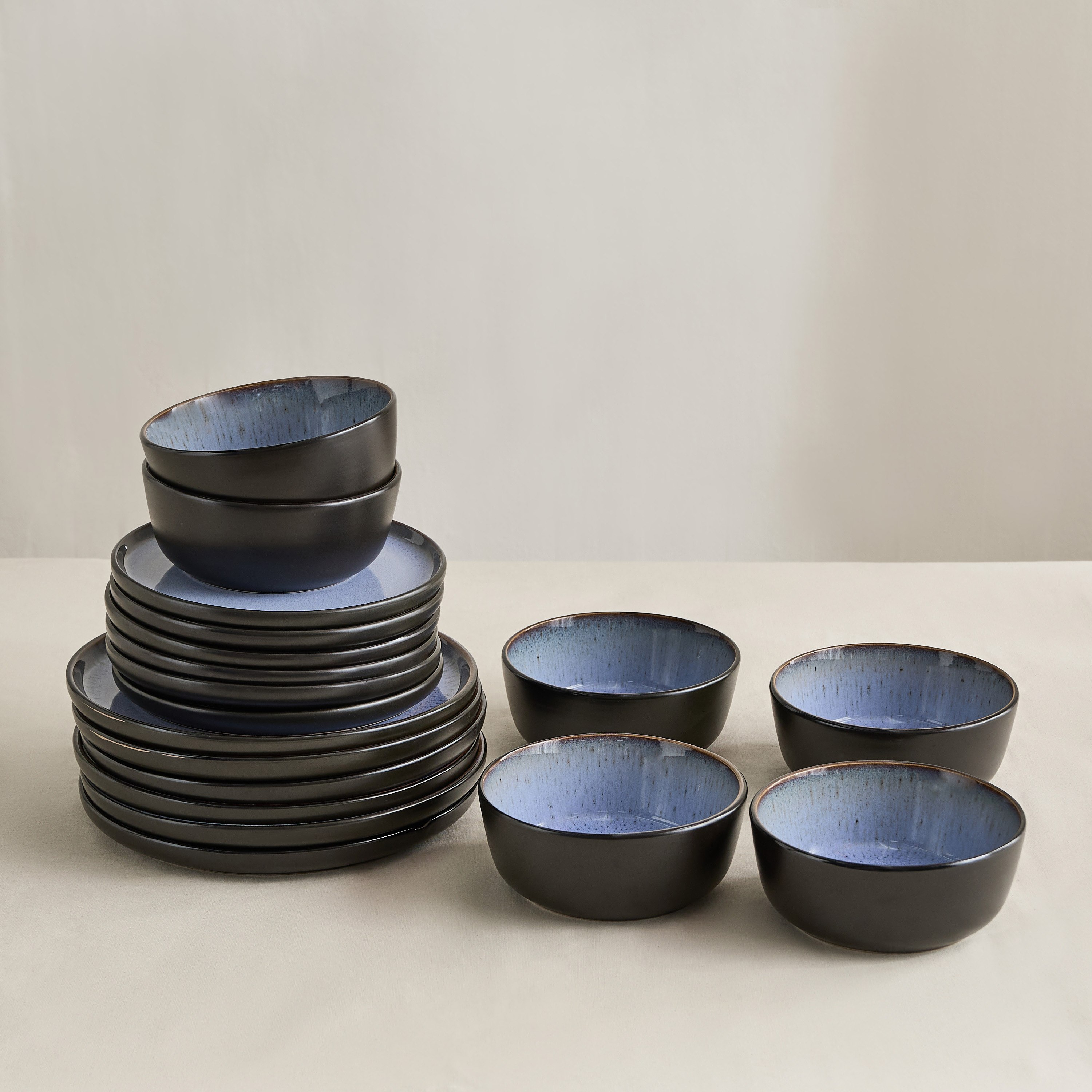 طقم عشاء خزف حجري 18 قطعة رياكتيف من إليجانزا - لـ6 أفراد-hbxdiningroom-tabletop-dinnersets-image-4