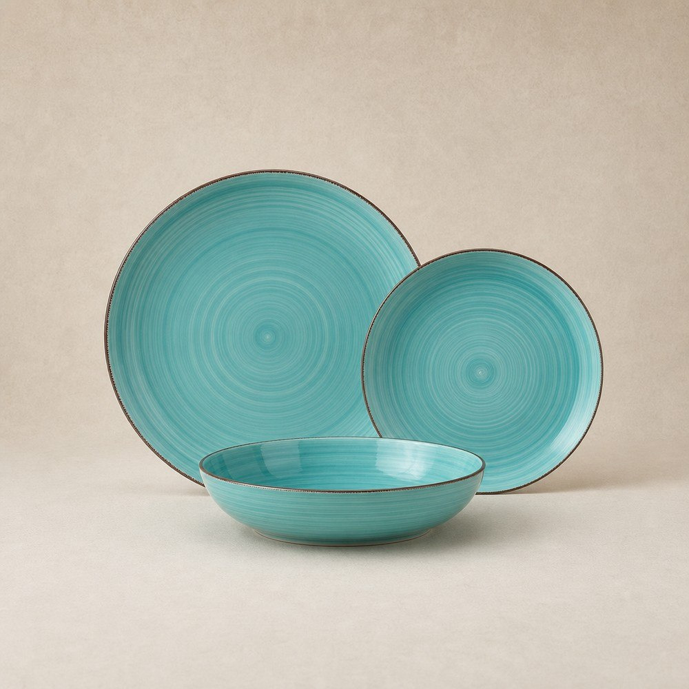 طقم عشاء من الخزف الحجري 18 قطعة لـ6 أفراد من إليجانزا-hbxdiningroom-tabletop-dinnersets-image-1