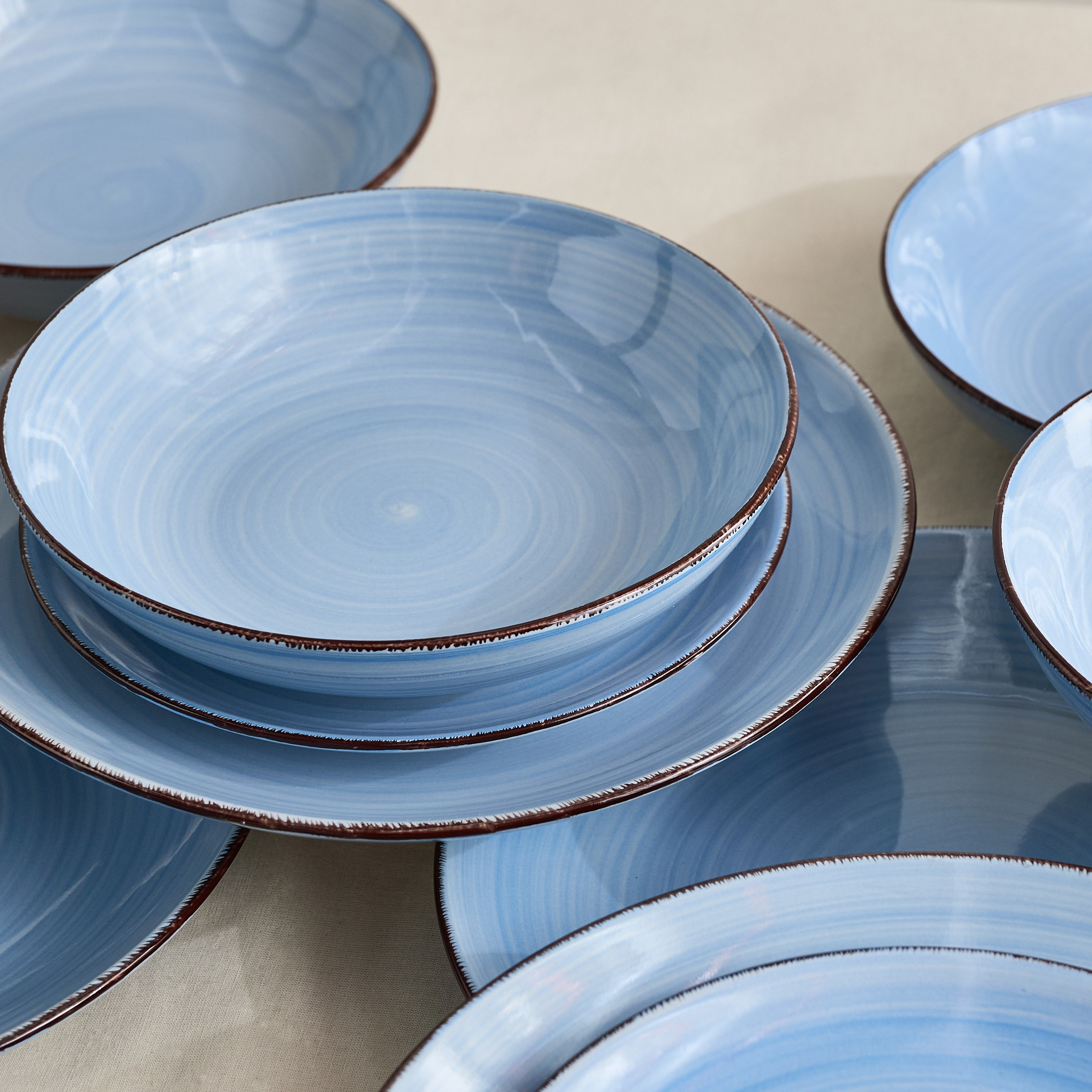 طقم عشاء خزف حجري بخطوط 18 قطعة من إليجانزا - لـ6 أفراد-hbxdiningroom-tabletop-dinnersets-image-3