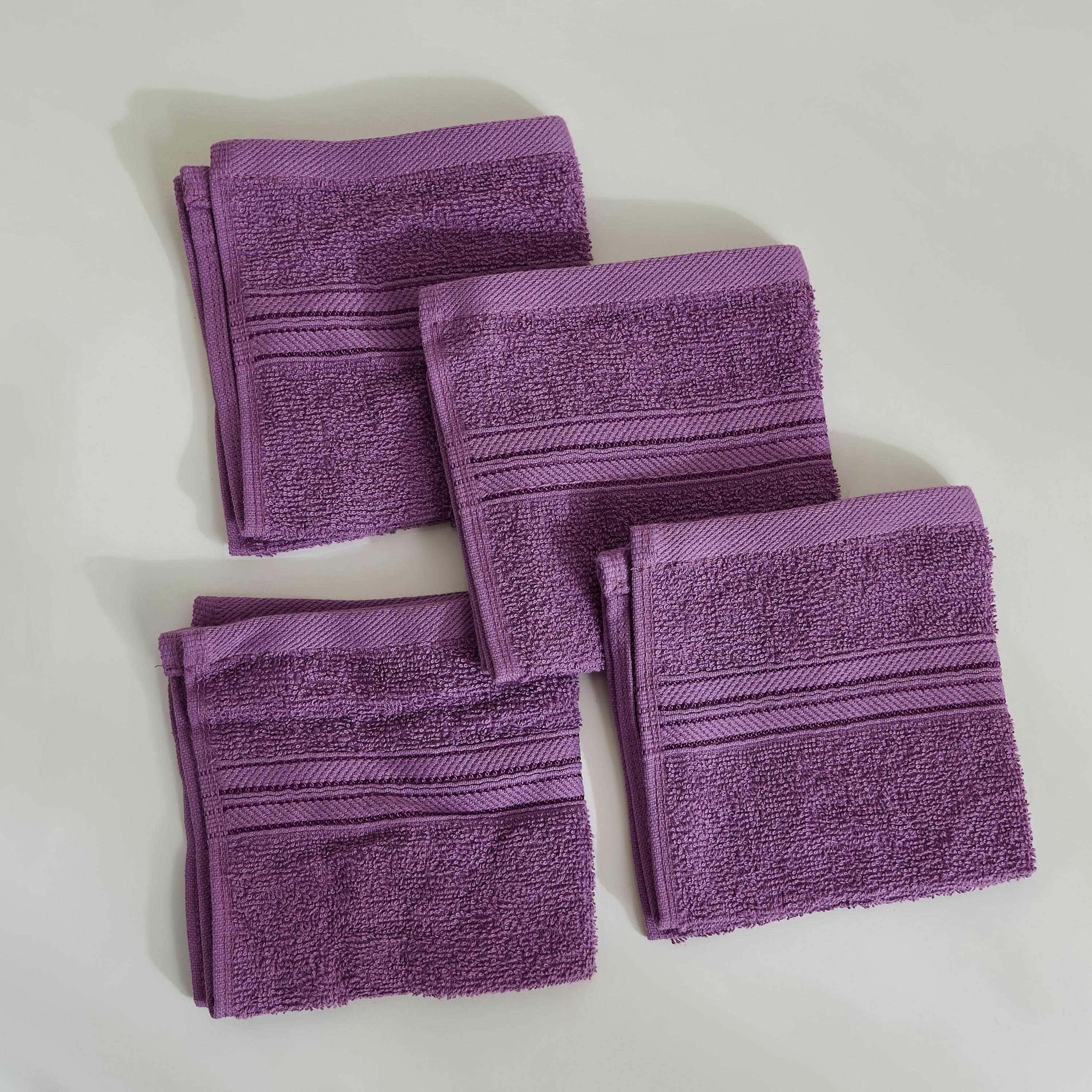 Snoopy Kids 4-Piece Carded Face Towel Set - 30x30 cm-hbxbathroom-bathroomtextiles-image-3
