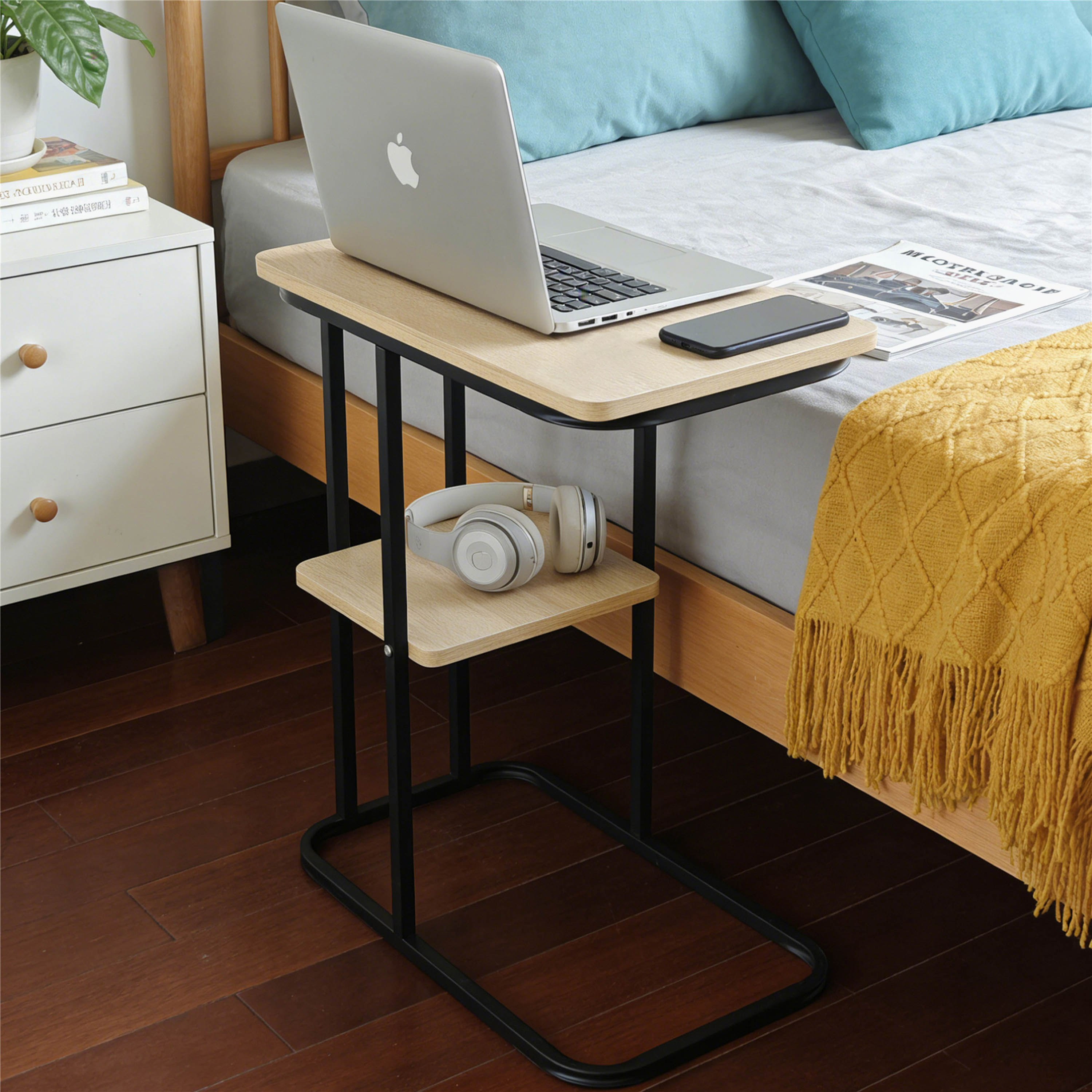 Movo Lola Laptop Table with Shelf-hbxfurniture-livingroom-endtables-image-1