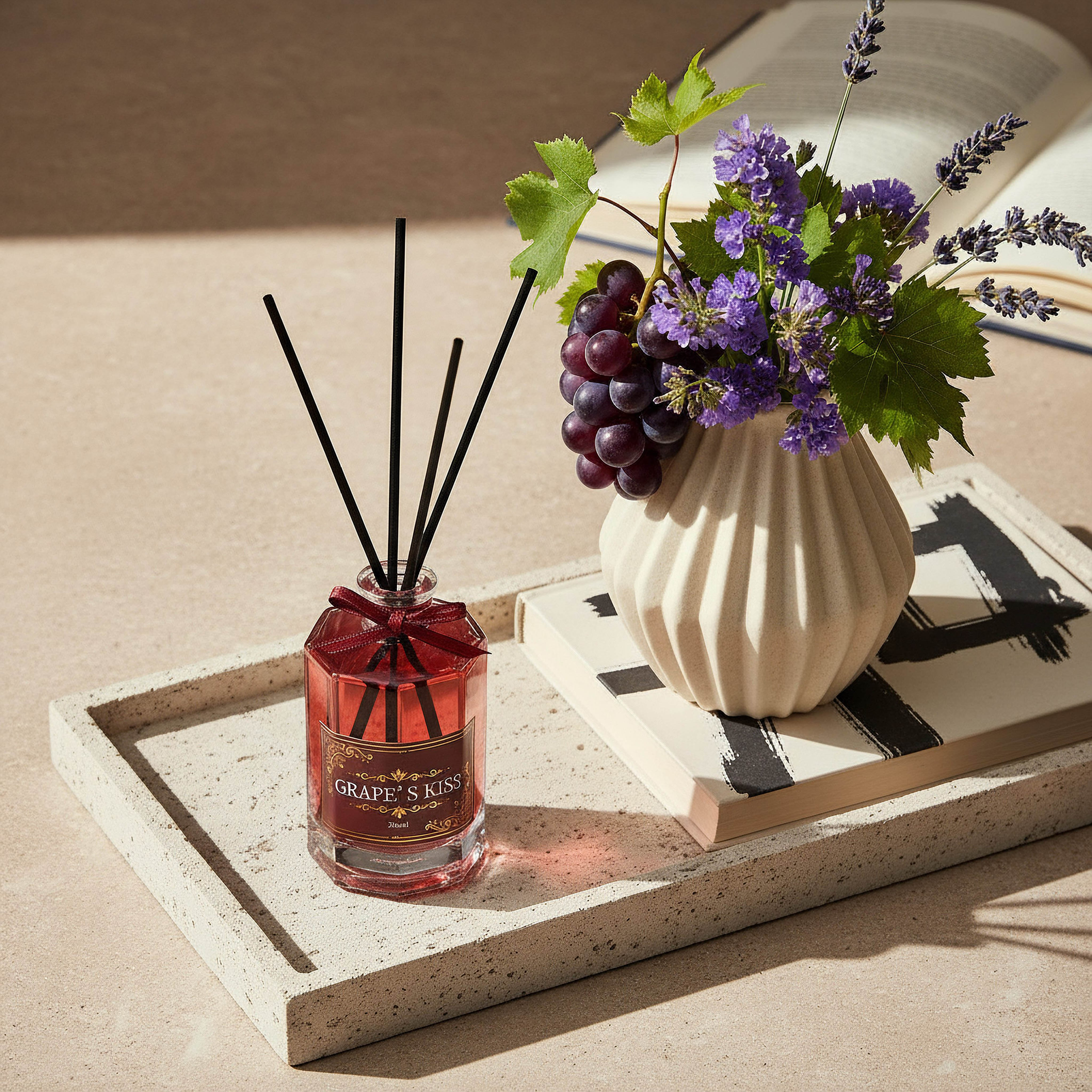 موزع عطور بالأعواد جريبس كيس من رمال - 250 مل-hbxbedroom-homefragrance-diffusers-image-2