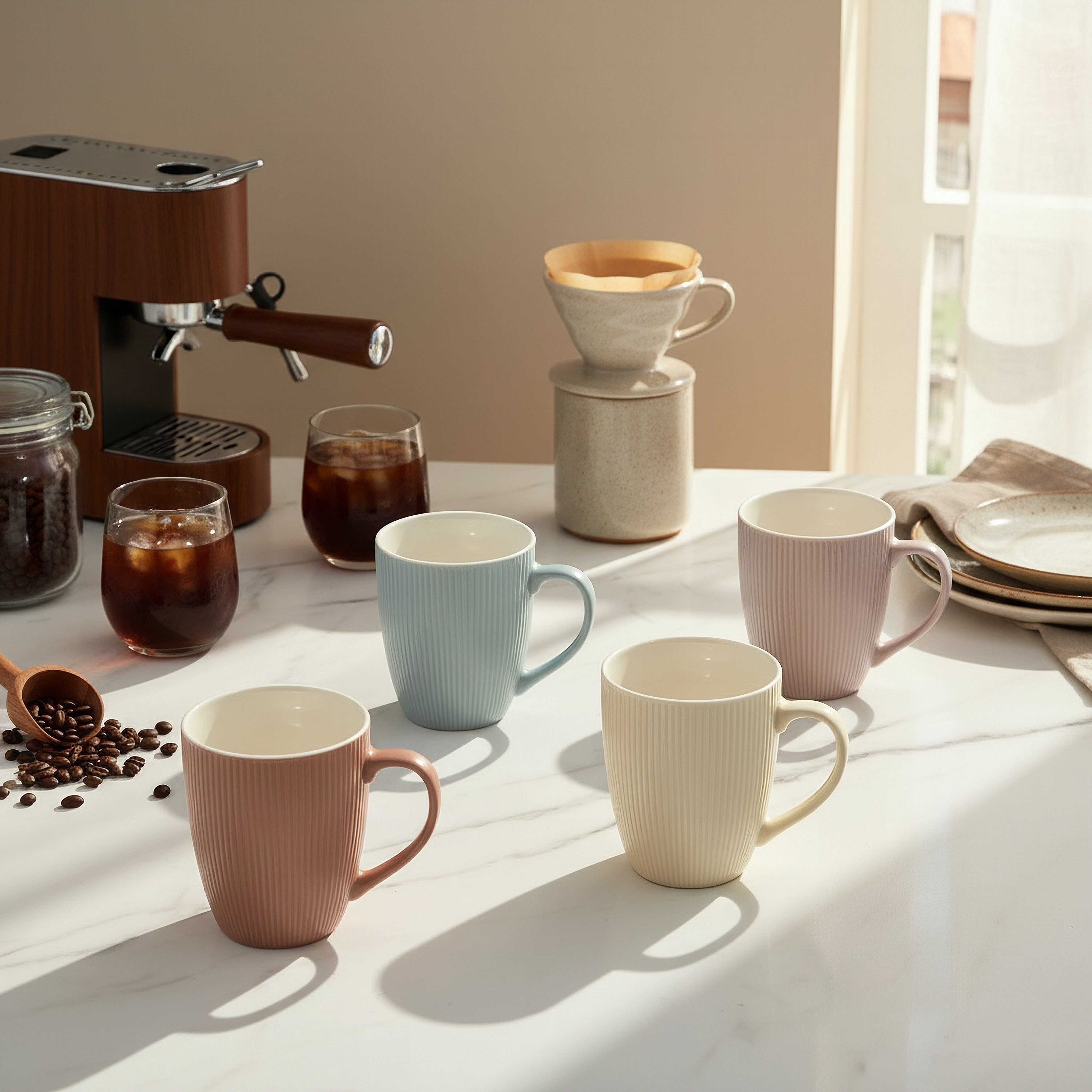 Joanna 4-Piece Coffee Mug Set - 350 ml-hbxhomeware-diningandtabletop-coffeeandteasets-image-3