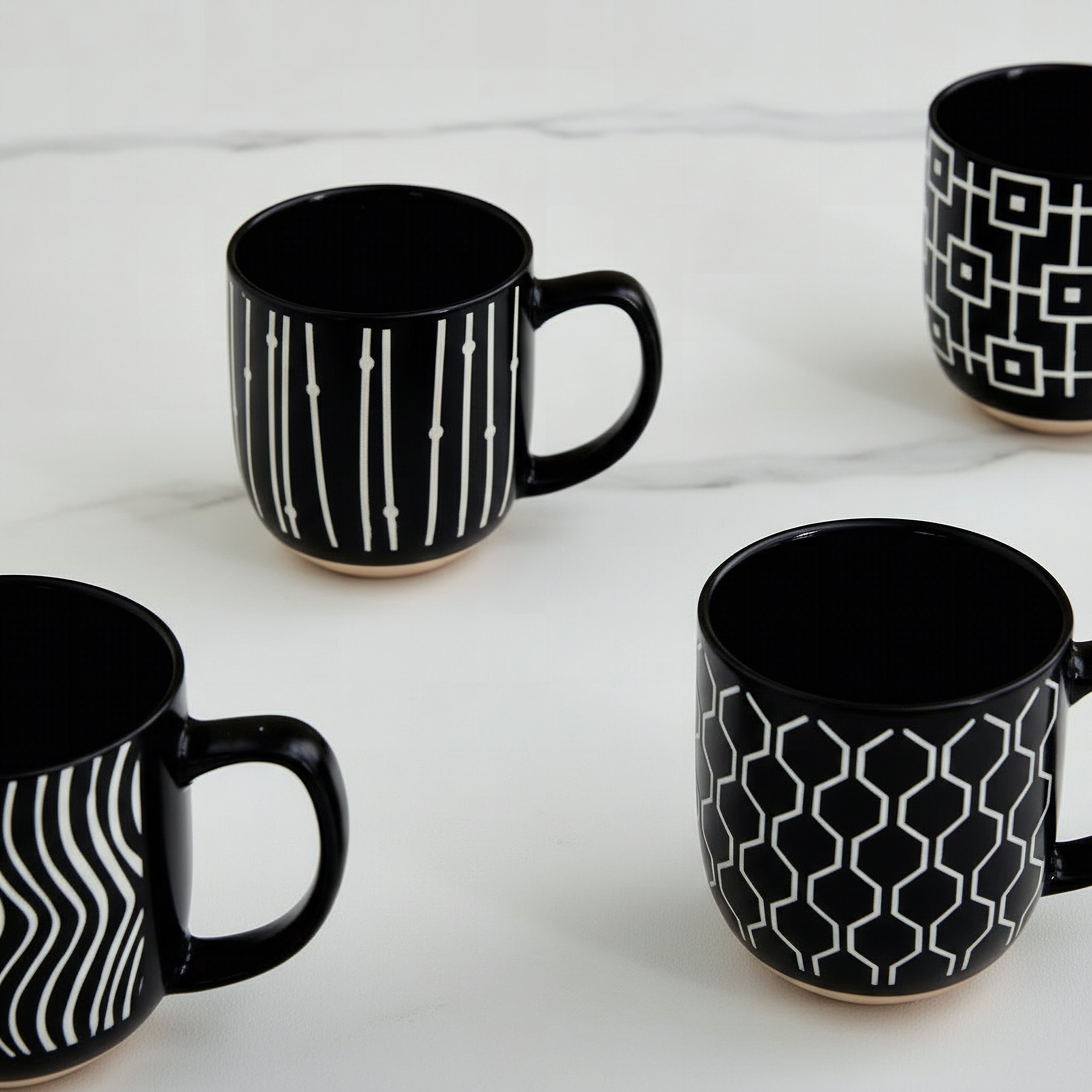 Hannah 4-Piece Mug Set - 400 ml-hbxhomeware-diningandtabletop-coffeeandteasets-image-2