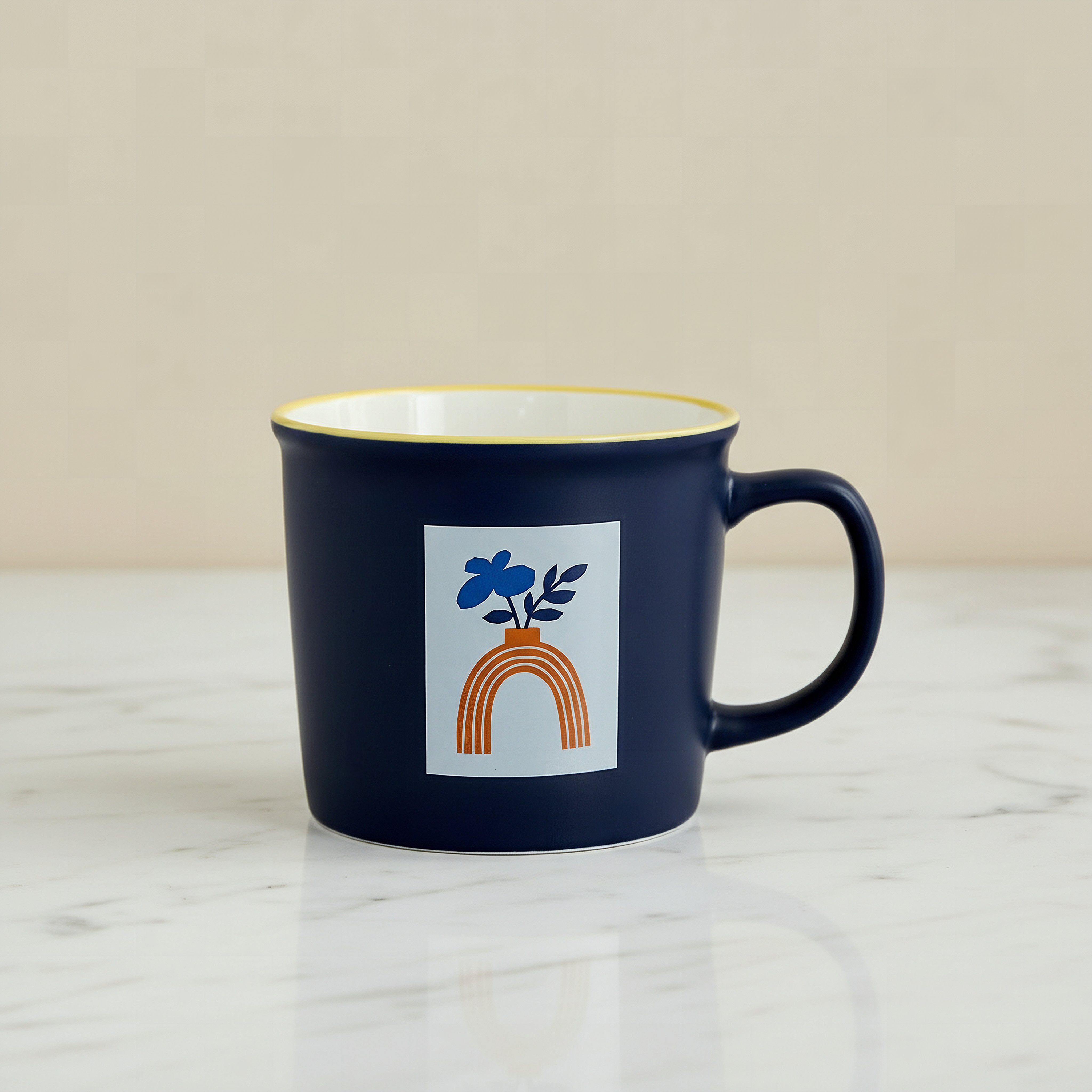 مج بتصميم مزهرية من هانا - 400 مل-hbxhomeware-diningandtabletop-coffeeandteasets-image-1