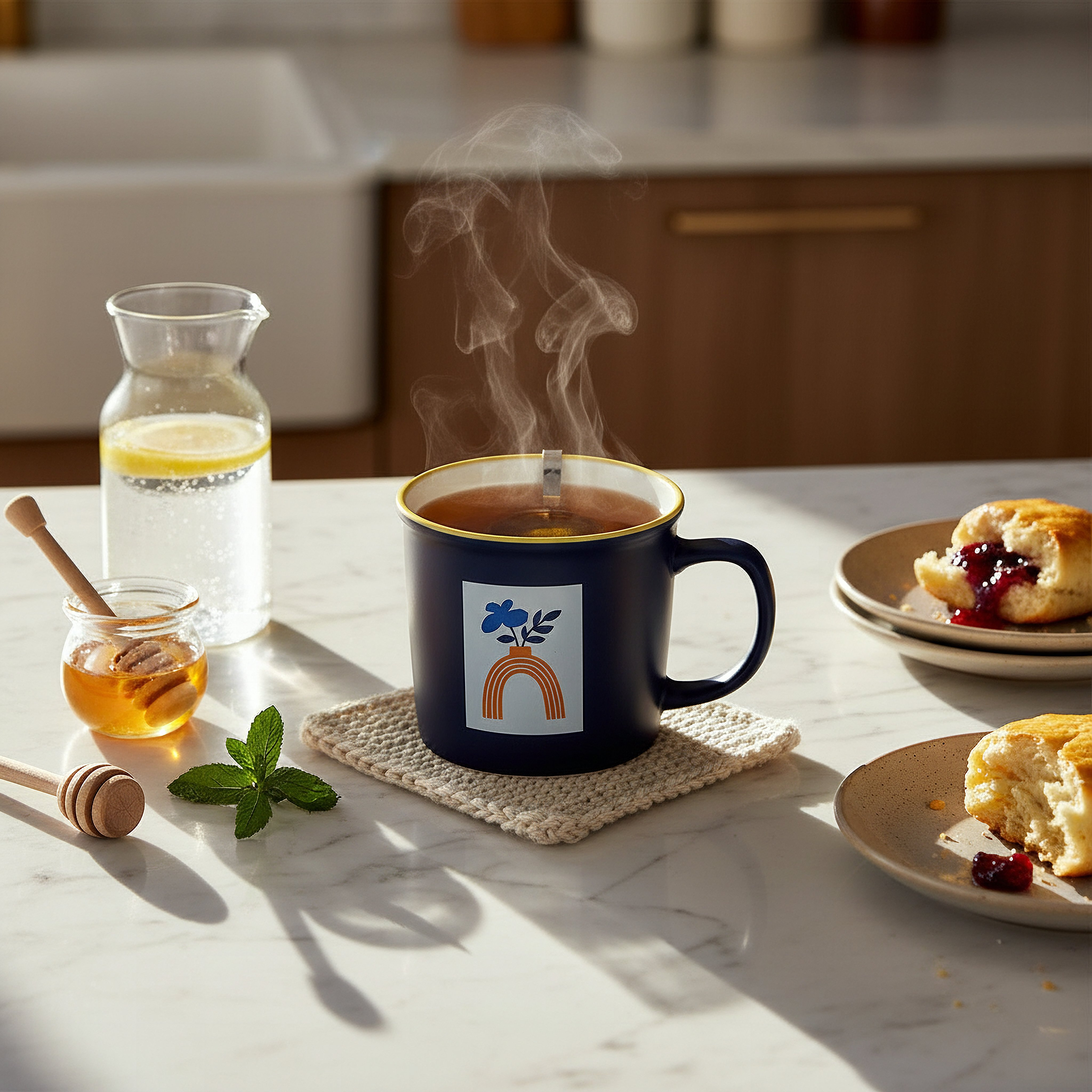 مج بتصميم مزهرية من هانا - 400 مل-hbxhomeware-diningandtabletop-coffeeandteasets-image-3