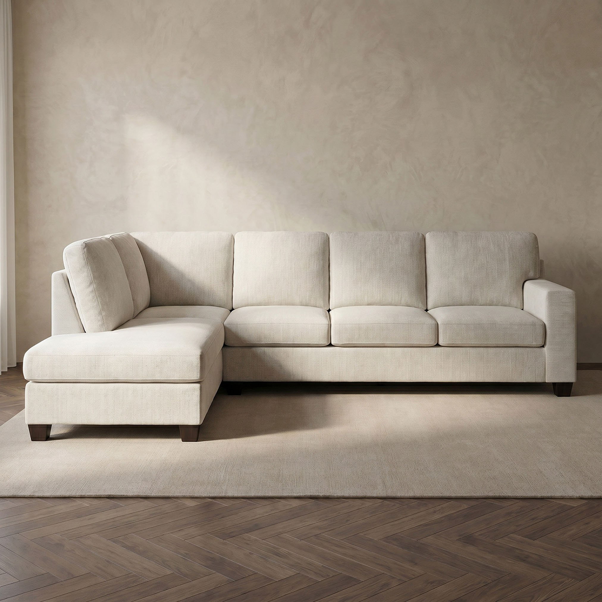 Simpson Nxt 4-Seater Left Corner Fabric Sofa with USB Port-hbxlivingroom-sofasandarmchairs-cornersofas-image-2