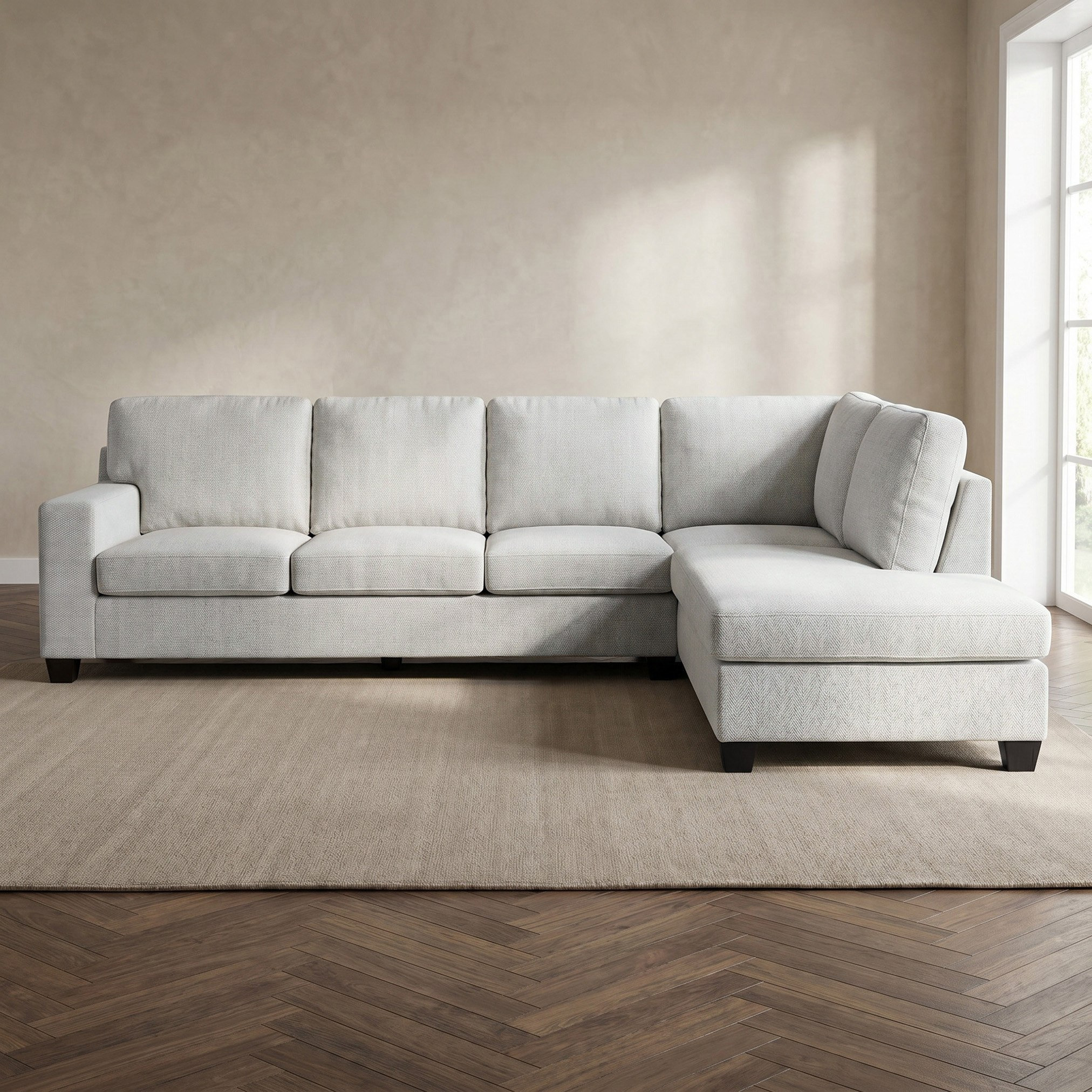 Simpson Nxt 4-Seater Right Corner Fabric Sofa with USB Port-hbxlivingroom-sofasandarmchairs-cornersofas-image-2