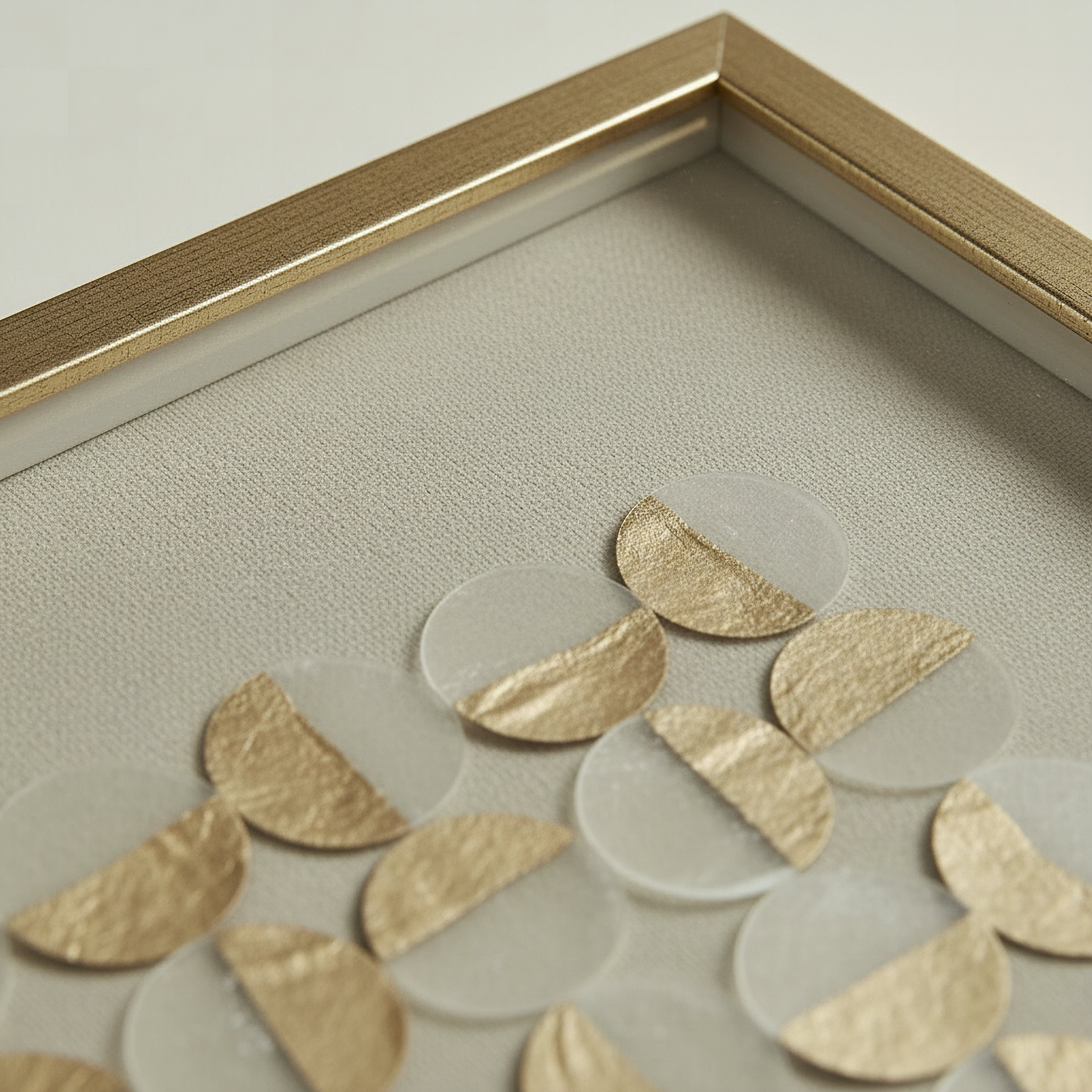 Olivia Luxe Shell Framed Shadow Box - 60x60 cm-hbxdiningroom-walldecor-wallart-image-2